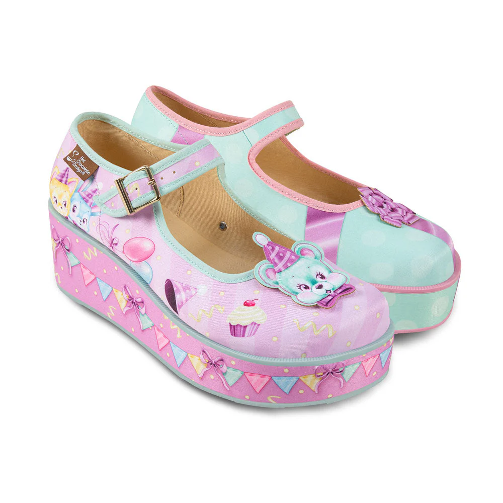 ChocolaticasĀ® Birthday Buddies Women's Mary Jane Platform - Image 2
