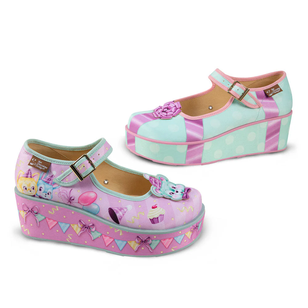 ChocolaticasĀ® Birthday Buddies Women's Mary Jane Platform - Image 3