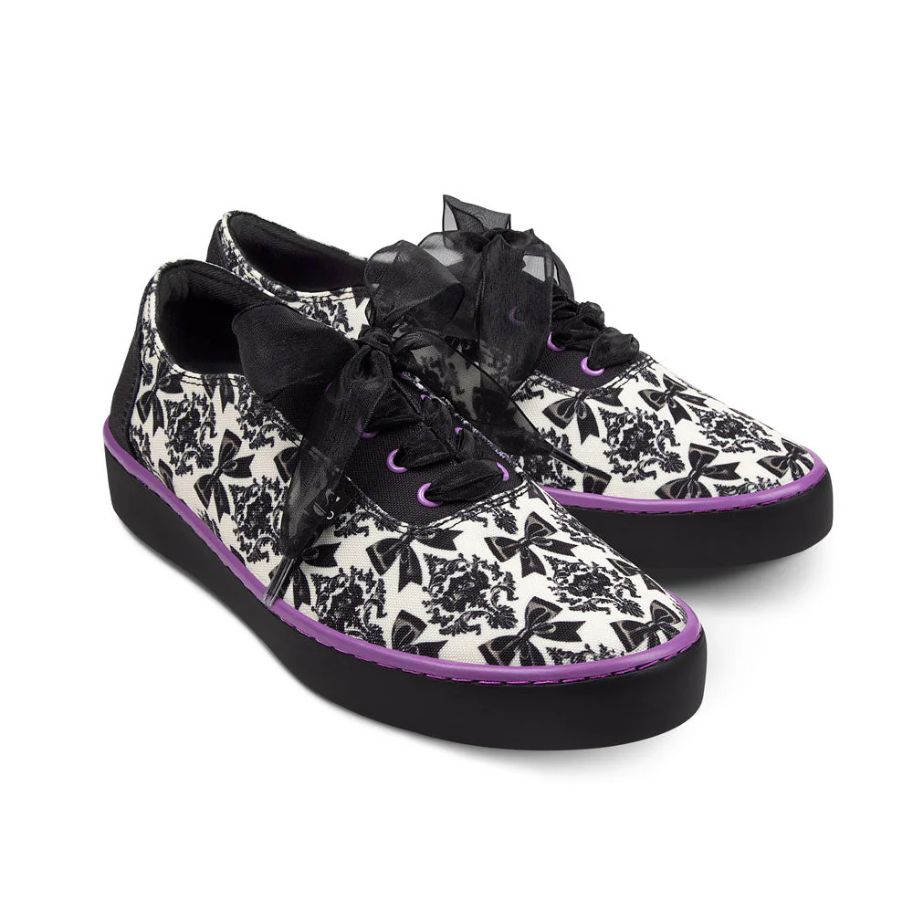 Chocolaticas® Bowtique Noir Casual Sneaker - Image 2