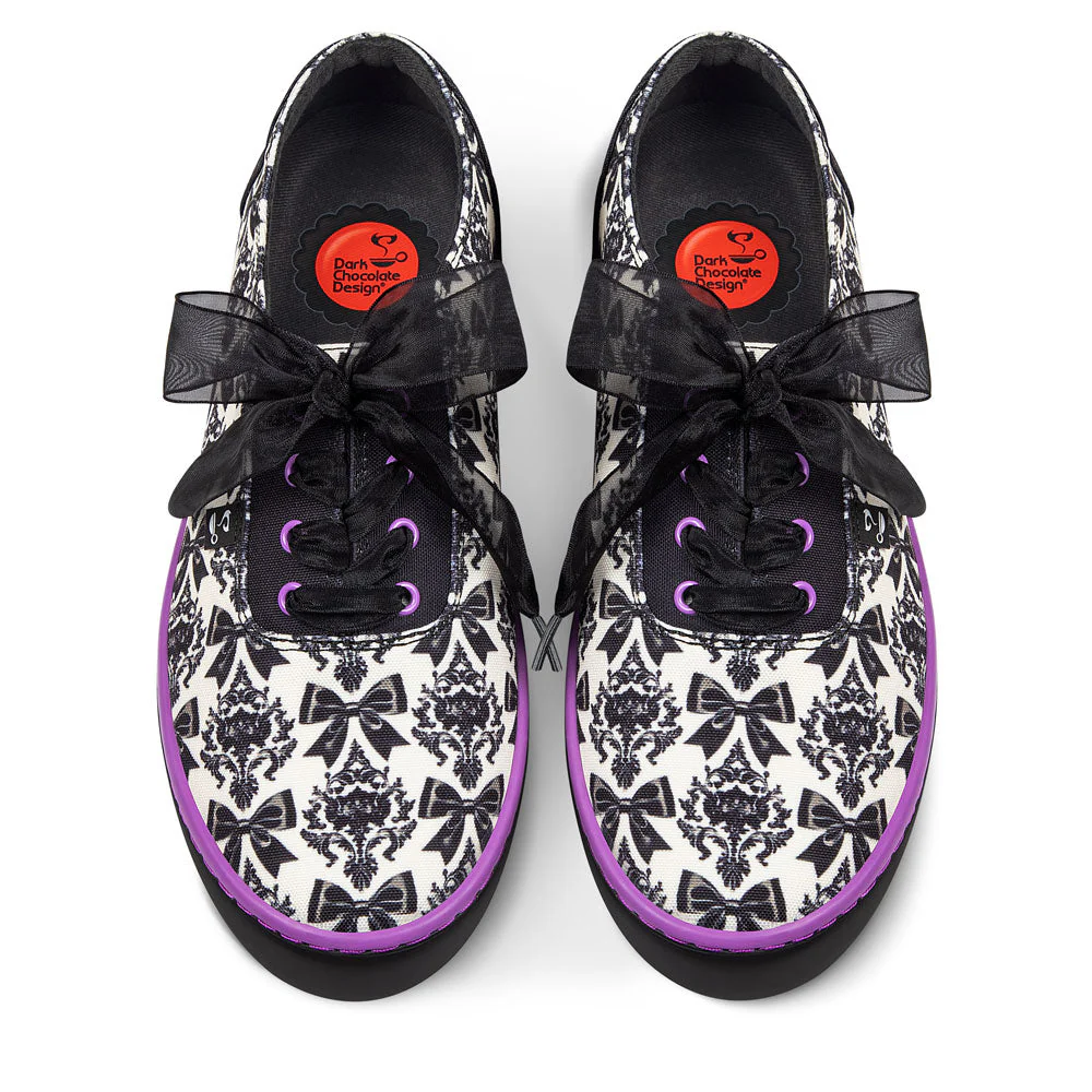 Chocolaticas® Bowtique Noir Casual Sneaker - Image 3