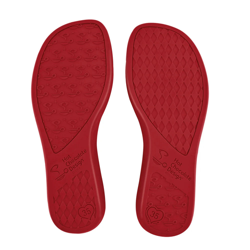 ChocolaticasĀ® Cherry Black Women's Mary Jane Flat - Image 5