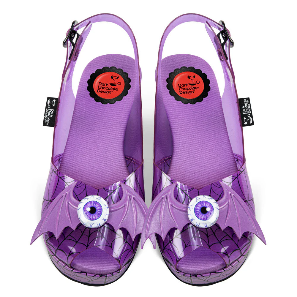 ChocolaticasĀ® Gloomy Gaze Women's Sandal - Image 3