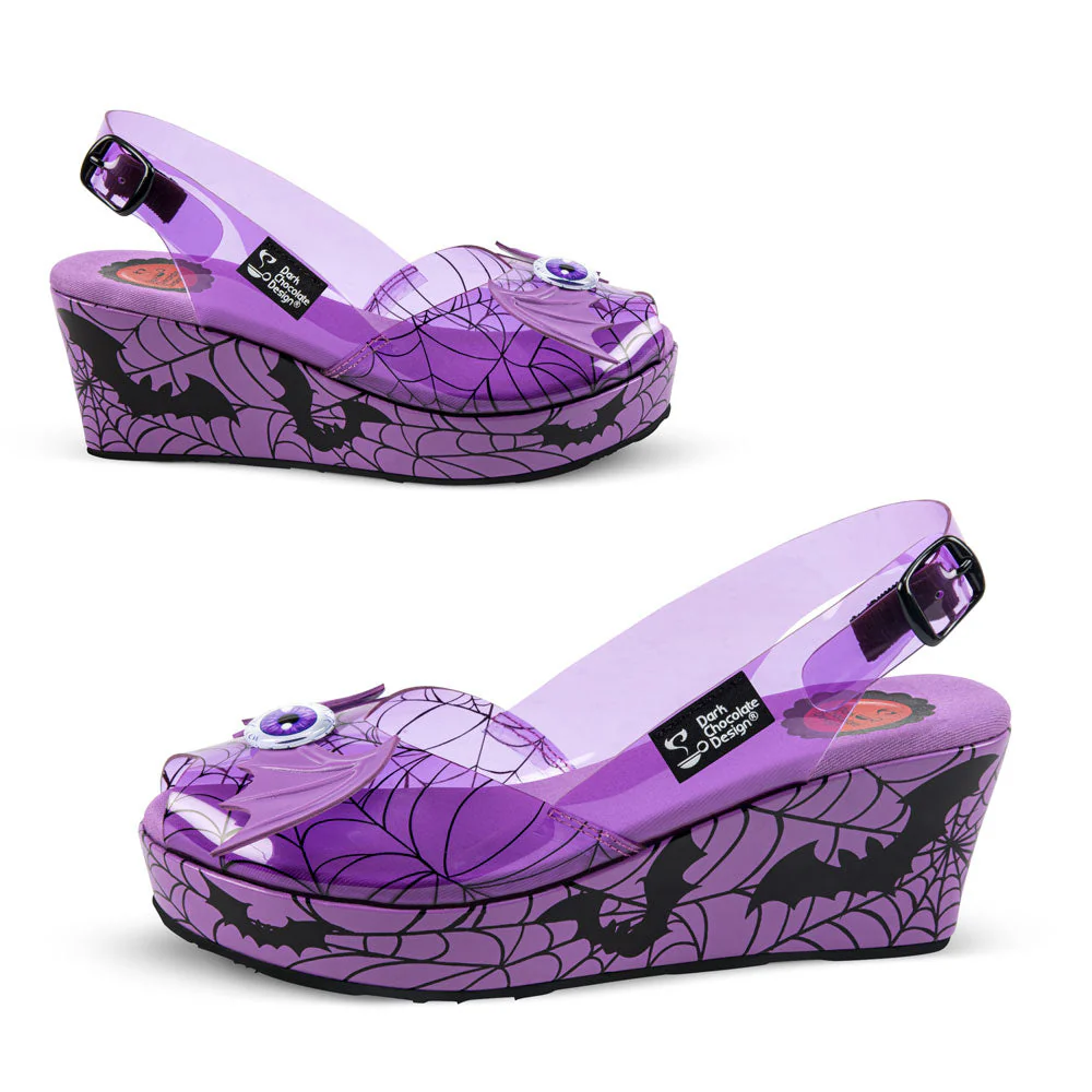 ChocolaticasĀ® Gloomy Gaze Women's Sandal - Image 4