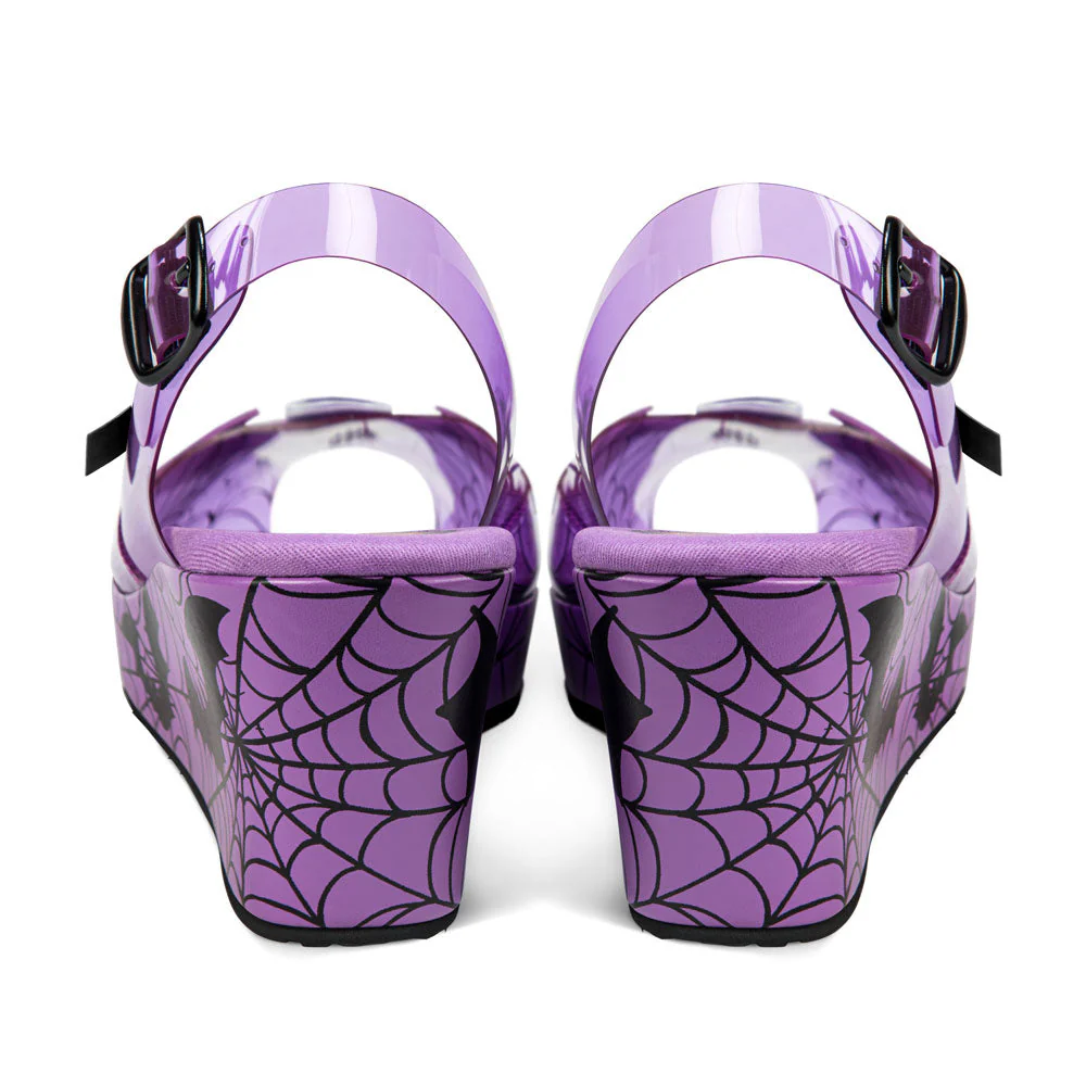 ChocolaticasĀ® Gloomy Gaze Women's Sandal - Image 5