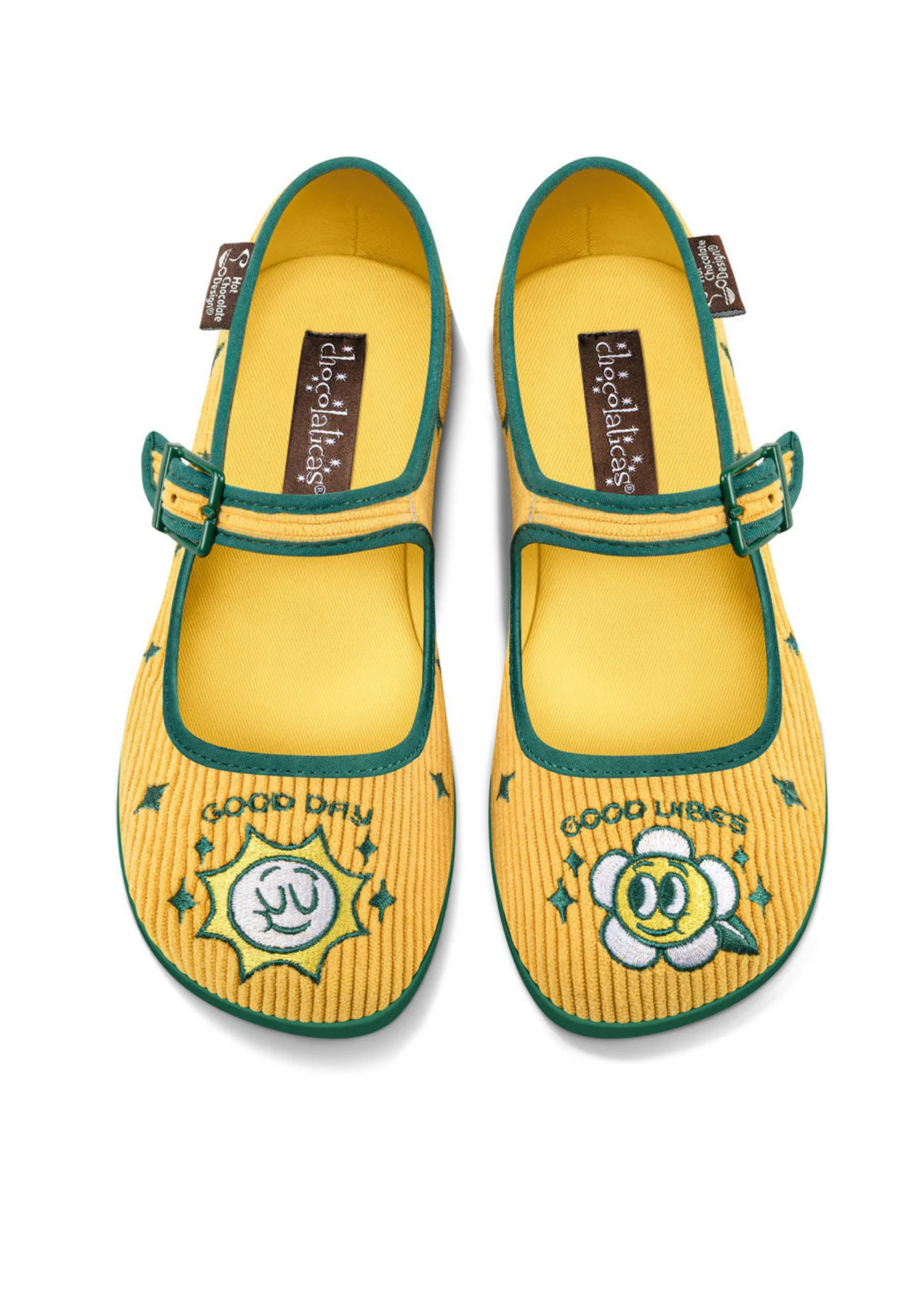 ChocolaticasĀ® Good Day Women's Mary Jane Flat