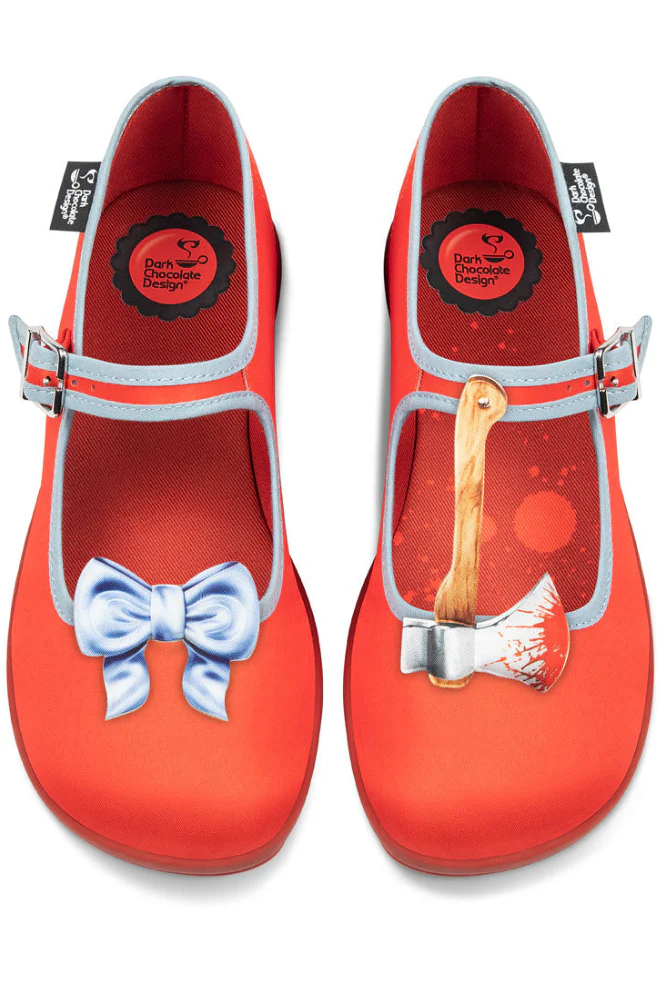 ChocolaticasĀ® Horror Film Women's Mary Jane Flat