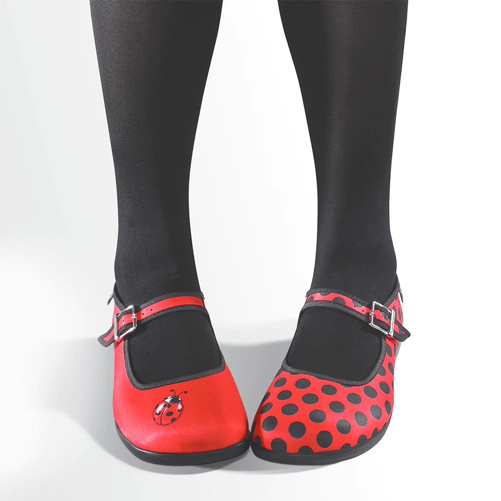 ChocolaticasĀ® Ladybug Women's Mary Jane Flat - Image 4