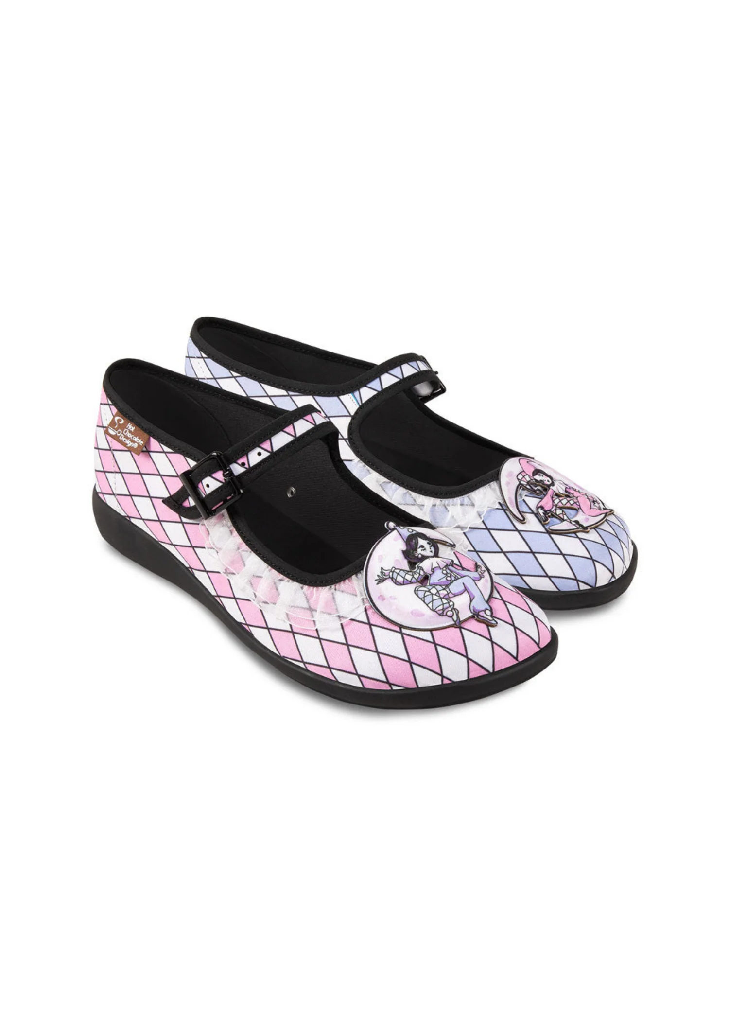 ChocolaticasĀ® Masquerade Women's Mary Jane Flat