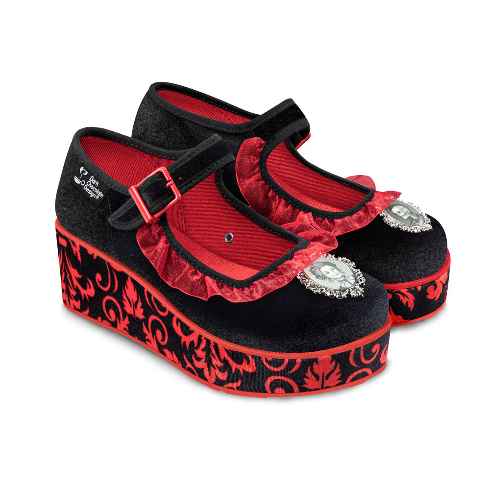 ChocolaticasĀ® Memento Mori Women's Mary Jane Platform - Image 2