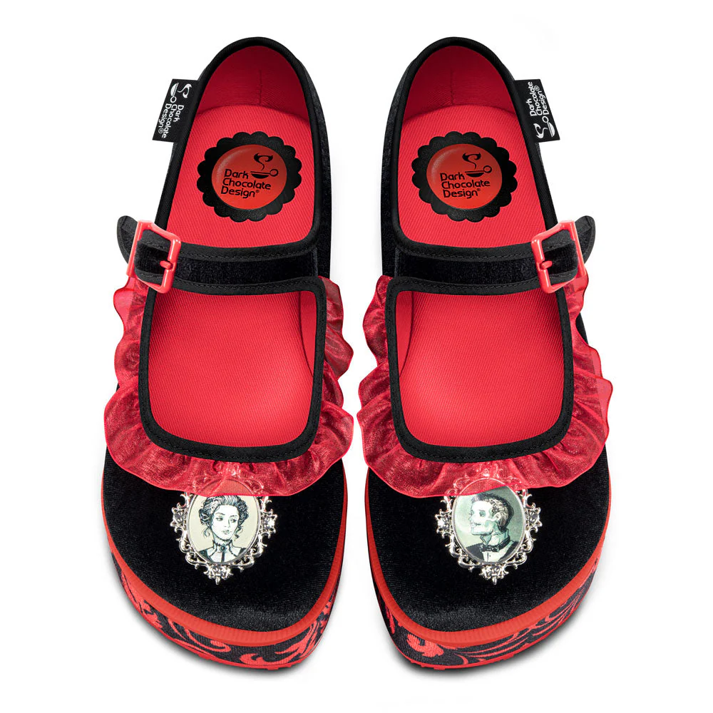 ChocolaticasĀ® Memento Mori Women's Mary Jane Platform - Image 3