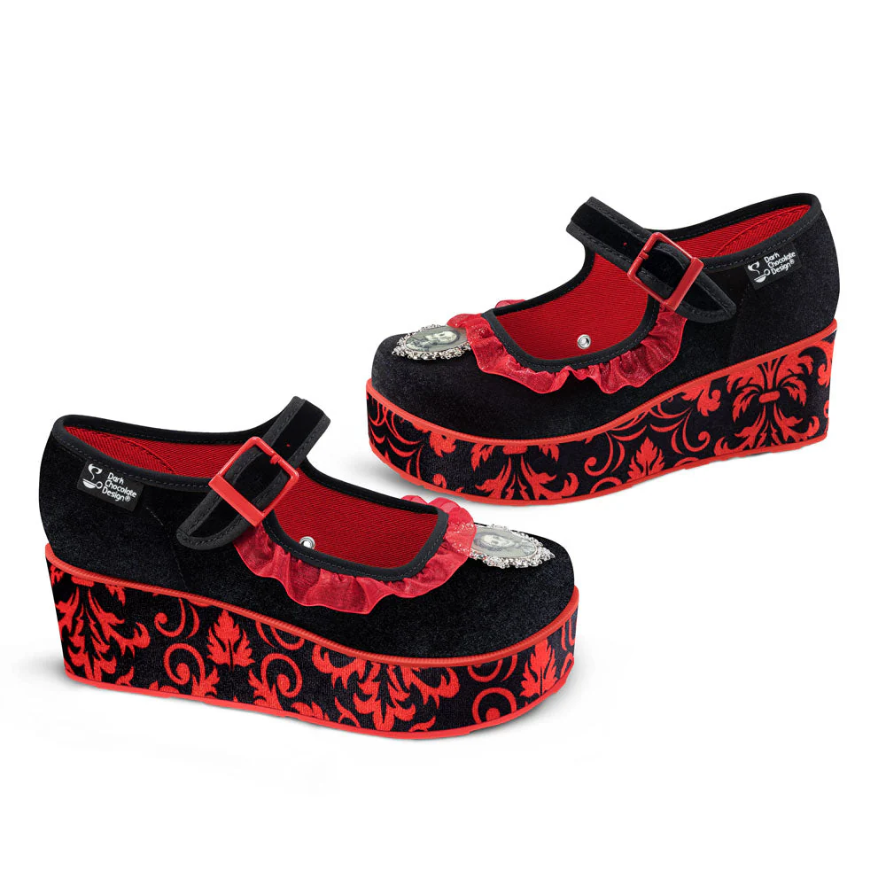 ChocolaticasĀ® Memento Mori Women's Mary Jane Platform - Image 4