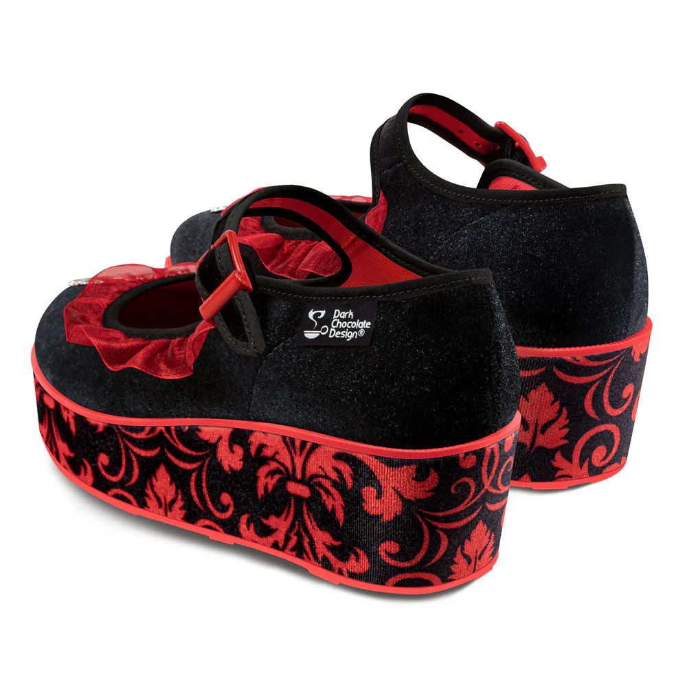 ChocolaticasĀ® Memento Mori Women's Mary Jane Platform - Image 5