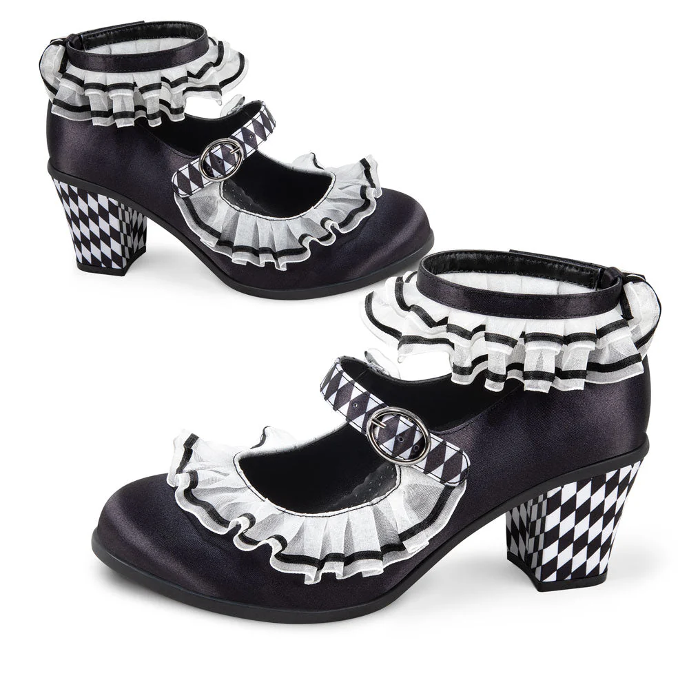 ChocolaticasĀ® Mid Heels Arlequin Women's Mary Jane Pump - Image 3