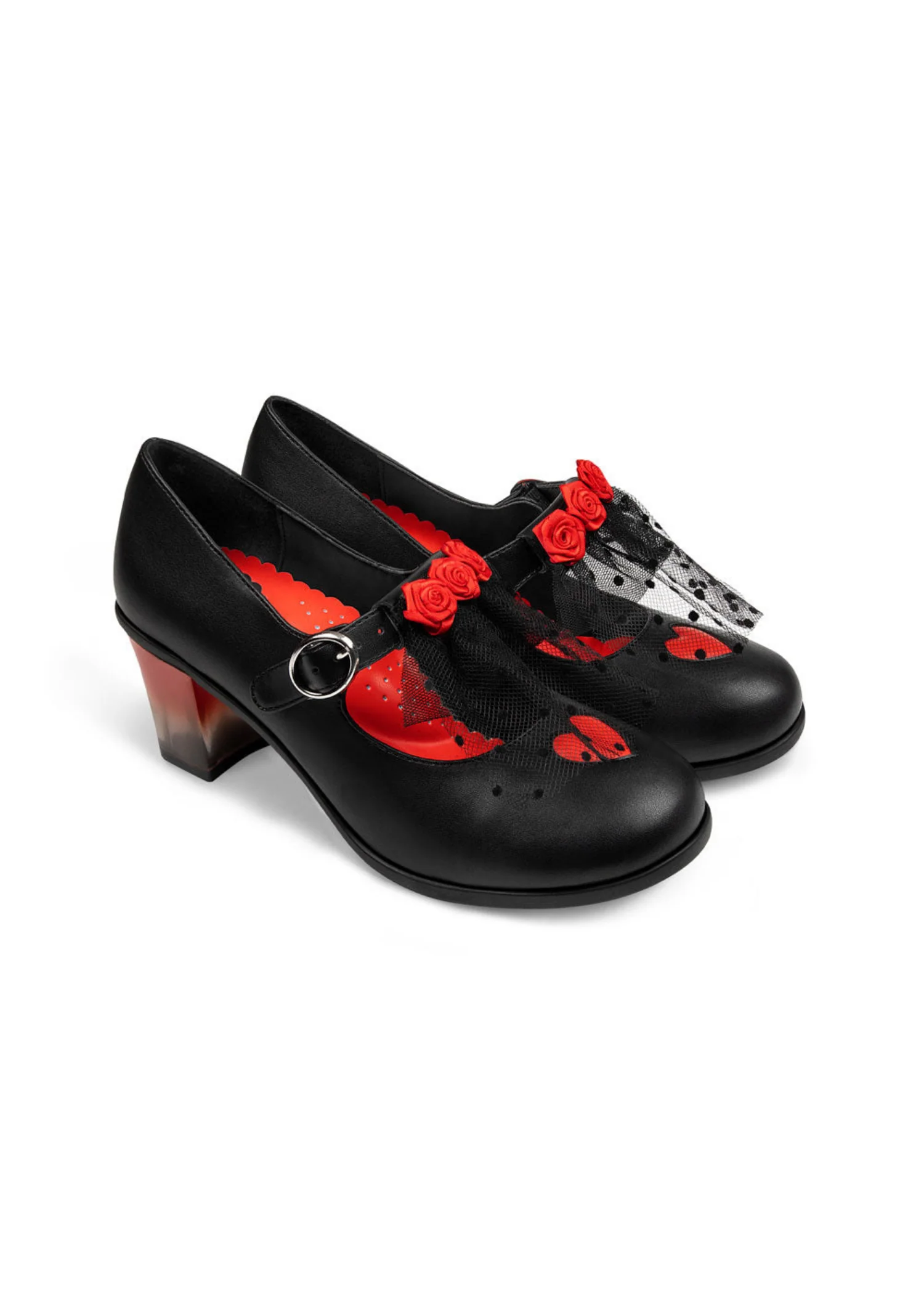 ChocolaticasĀ® Mid Heels Melancholy Women's Mary Jane Pump