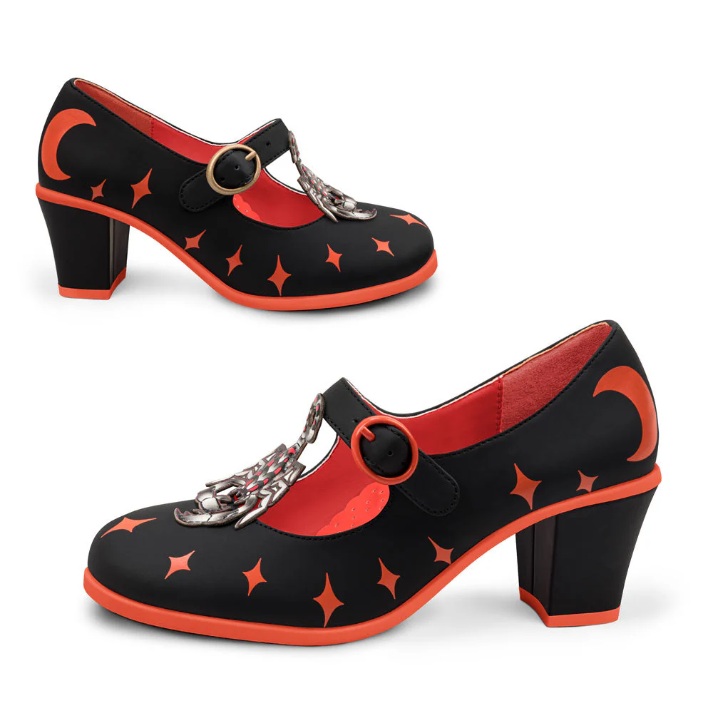 ChocolaticasĀ® Mid Heels Scorpio Women's Mary Jane Pump - Image 4