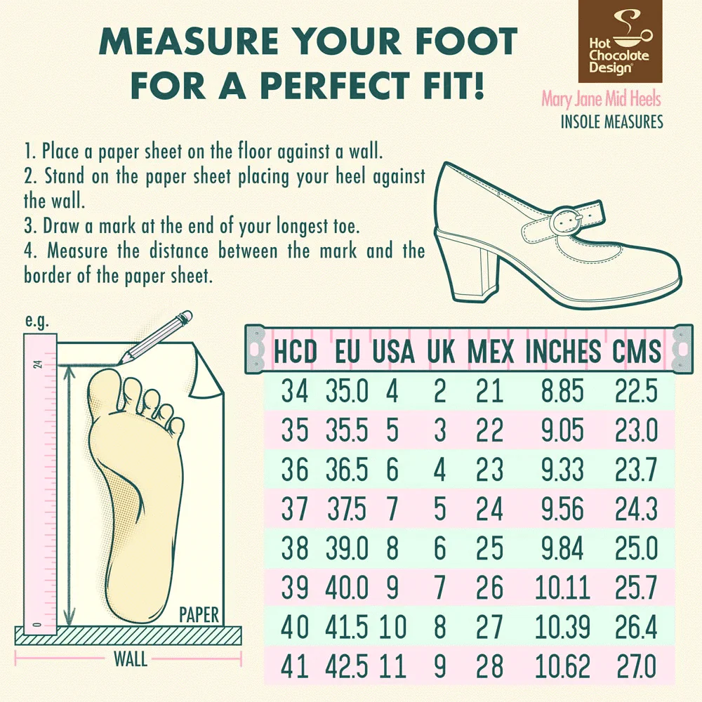 ChocolaticasĀ® Mid Heels Siamese Cat Women's Mary Jane Pump - Image 7