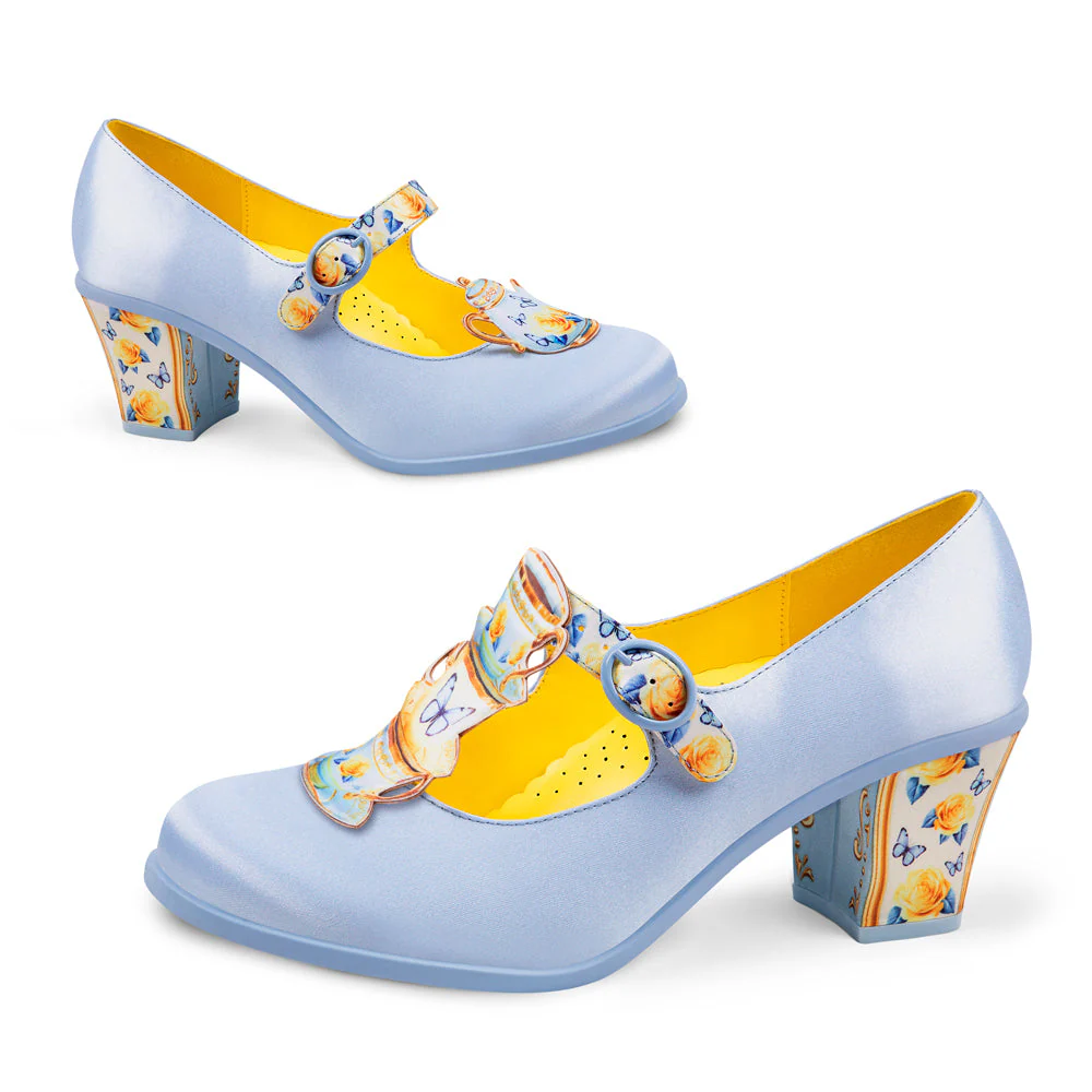 ChocolaticasĀ® Mid Heels Tea Party Women's Mary Jane Pump - Image 4
