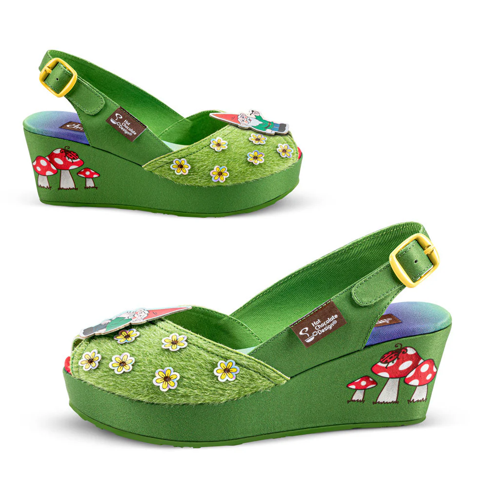 ChocolaticasĀ® Naughty Gnome Women's Sandal - Image 5