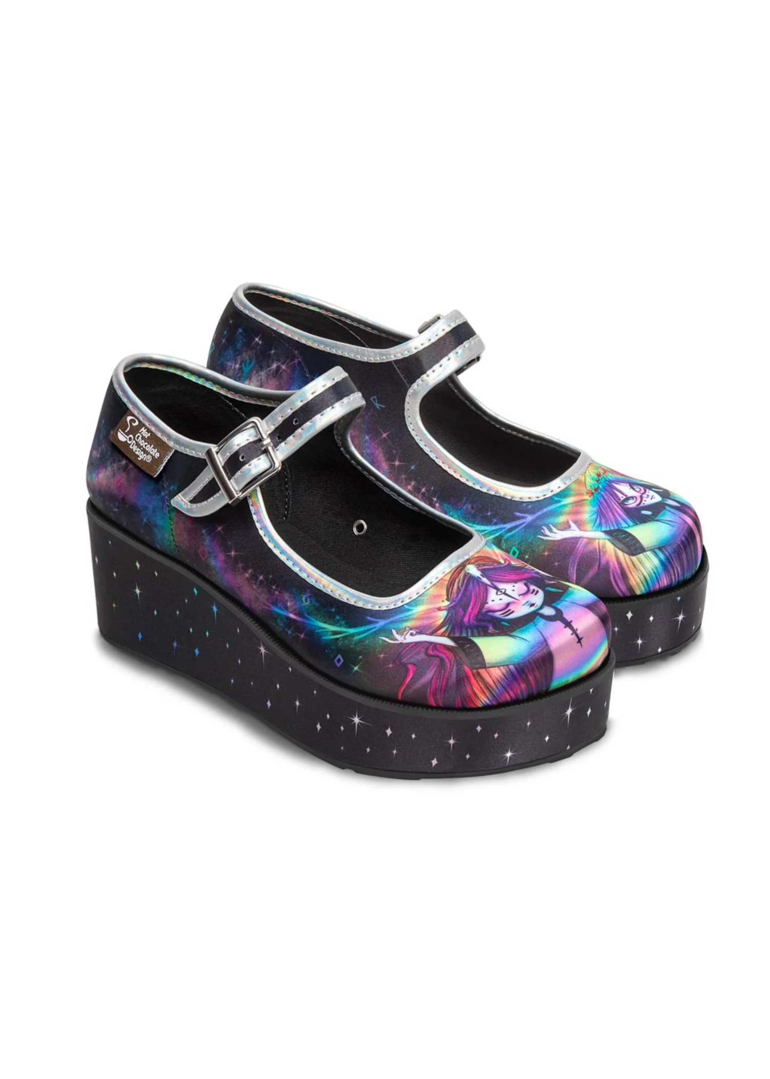 ChocolaticasĀ® Pagan Spirit Women's Mary Jane Platform
