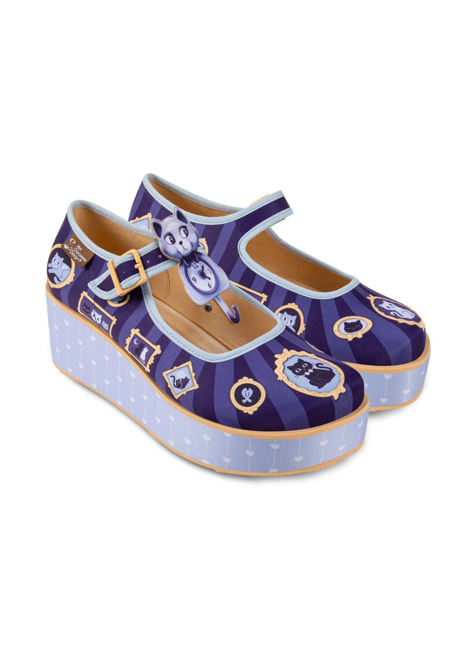 Chocolaticas® Purrfect Time Women's Mary Jane Platform