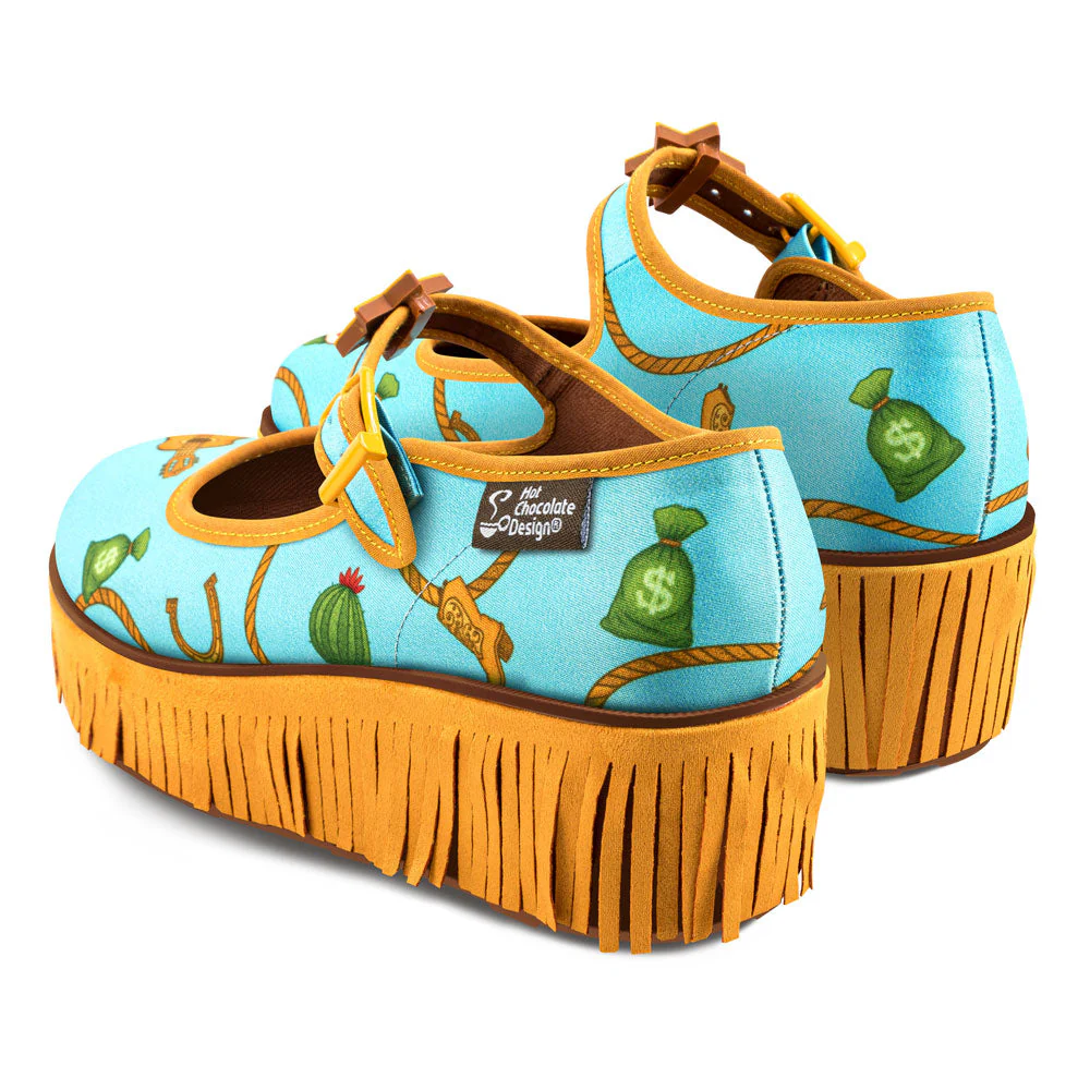 ChocolaticasĀ® Sheriff Women's Mary Jane Platform - Image 4