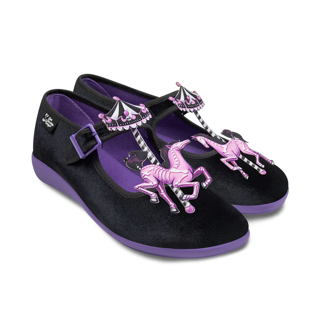 ChocolaticasĀ® Spectral Ride Women's Mary Jane Flat - Image 3