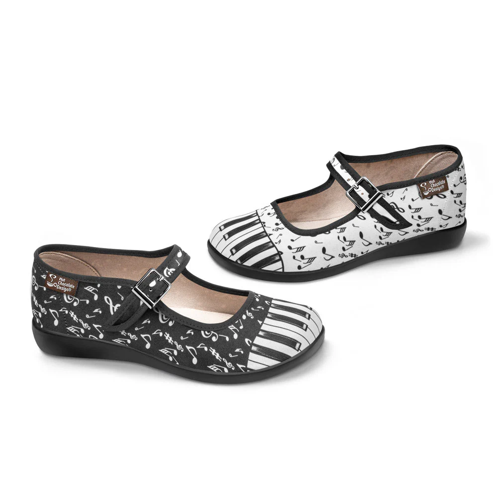 Chocolaticas® Thank You Music 2 Women's Mary Jane Flat - Image 3