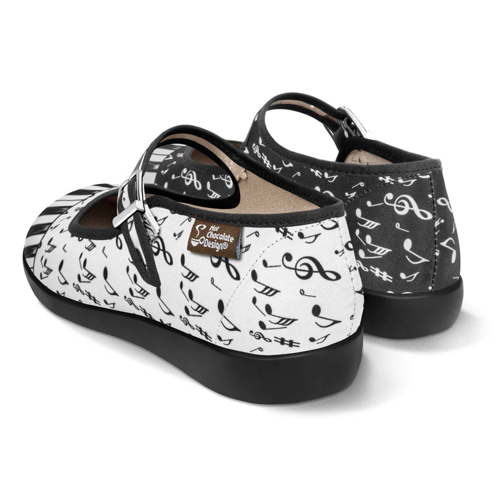 Chocolaticas® Thank You Music 2 Women's Mary Jane Flat - Image 4