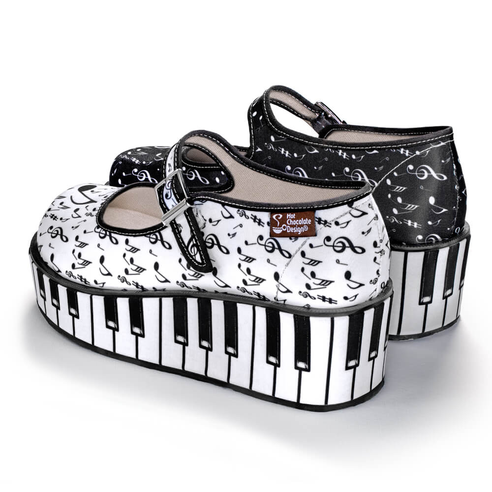 Chocolaticas® Thank You Music Women's Mary Jane Platform - Image 4