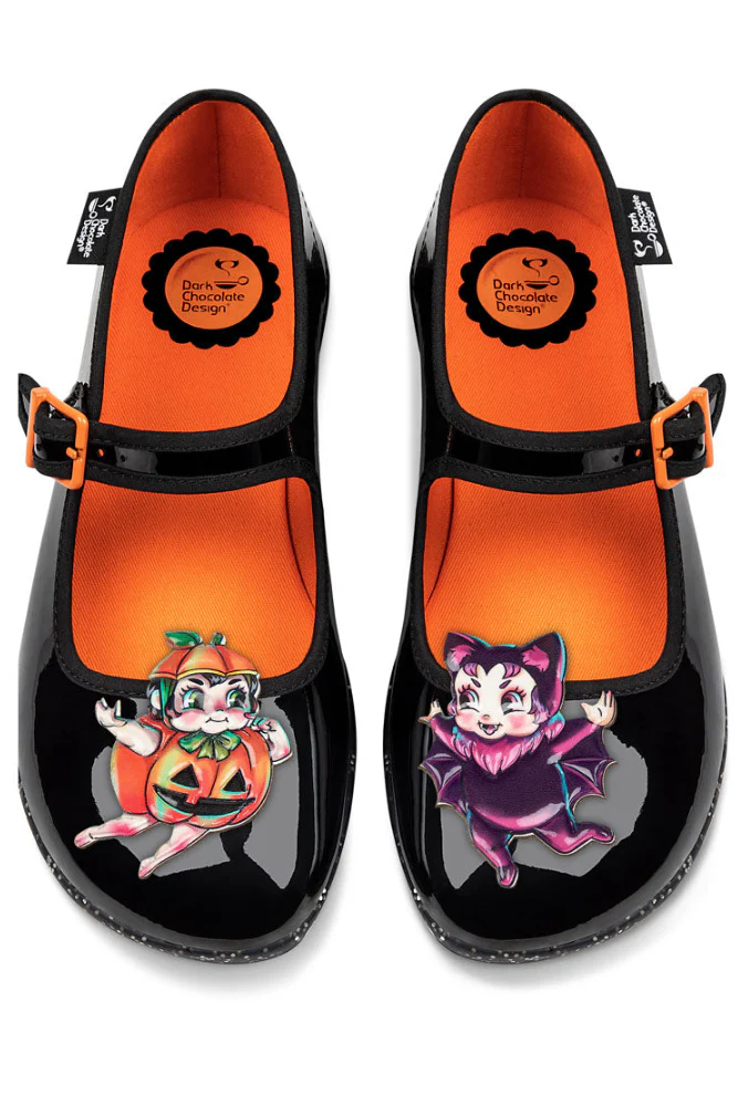 ChocolaticasĀ® Tiny Terrors Women's Mary Jane Flat - Image 2