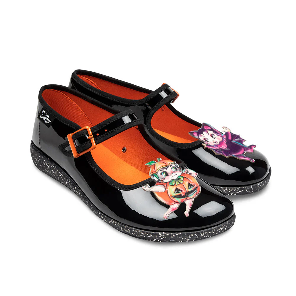 ChocolaticasĀ® Tiny Terrors Women's Mary Jane Flat - Image 3