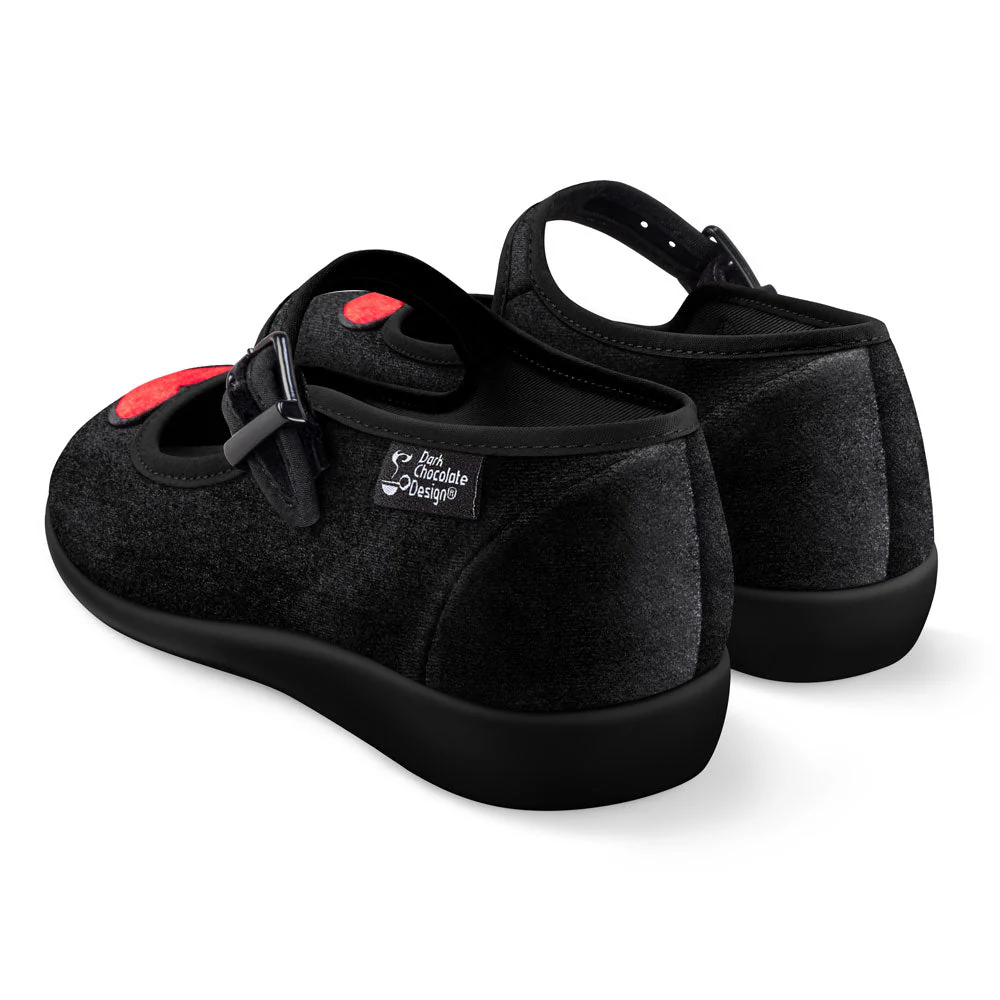 Chocolaticas® Velvet Heart Women's Mary Jane Flat - Image 4