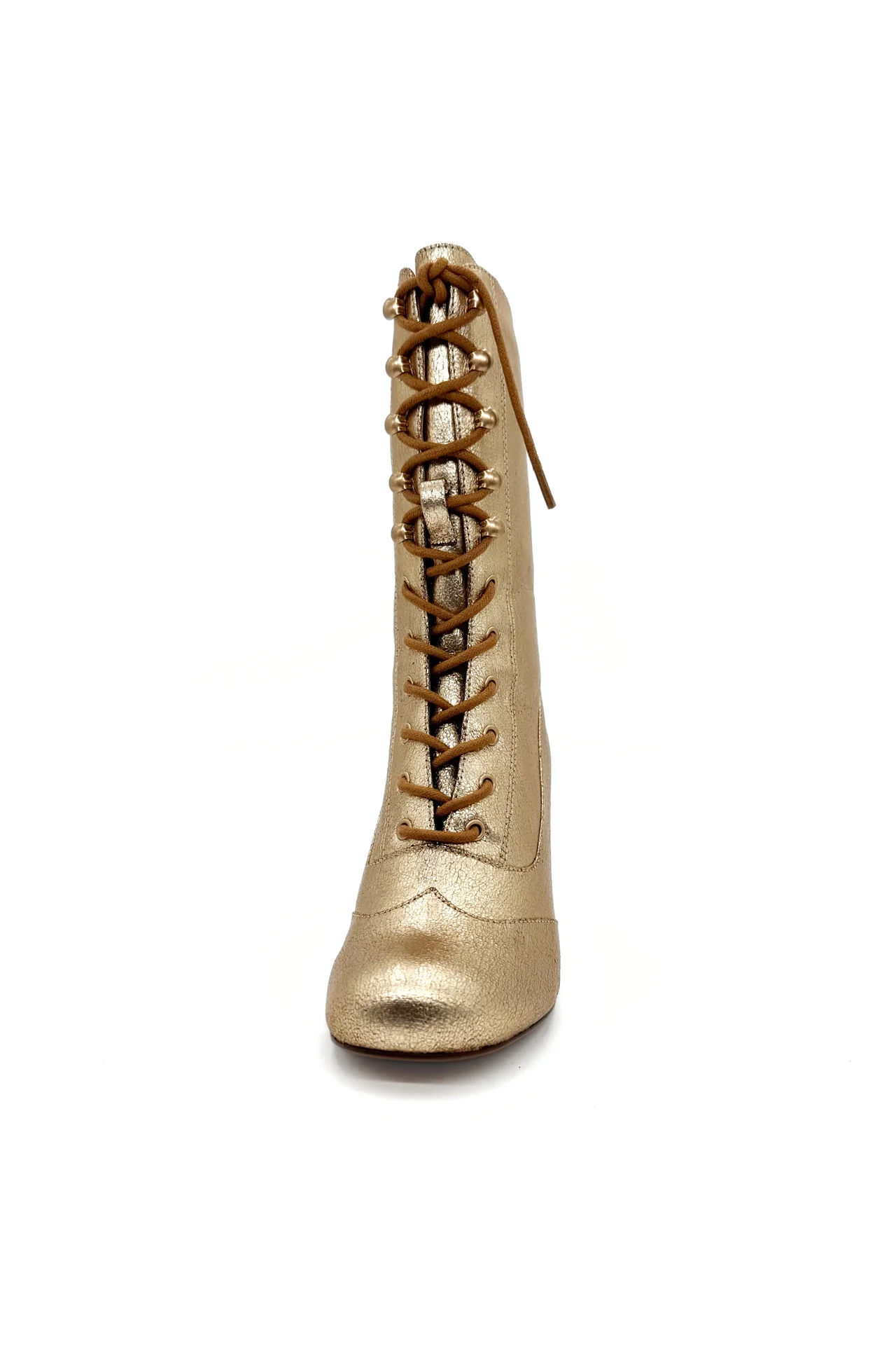 Claire Metallic Victorian Boots - Image 4