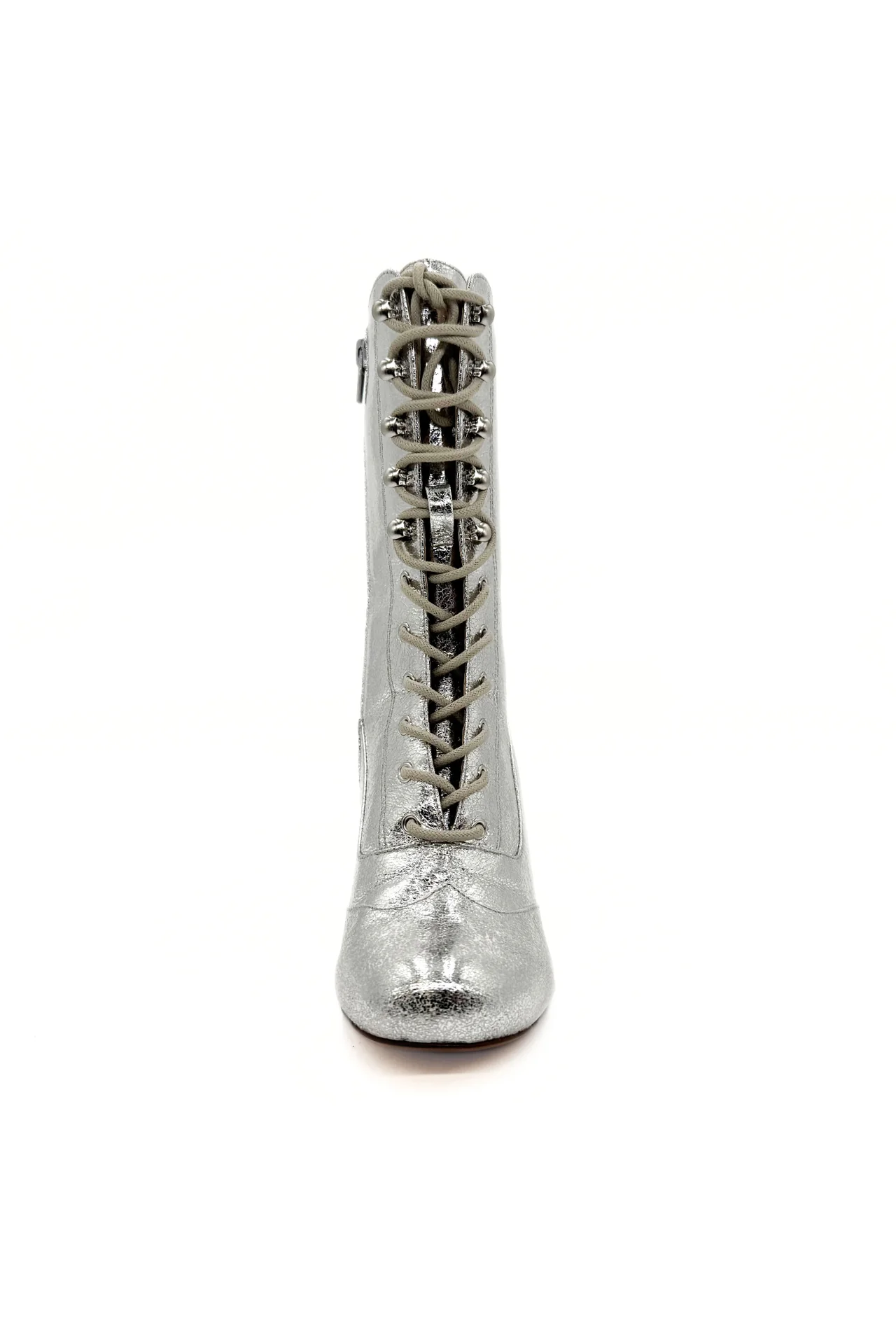 Claire Metallic Victorian Boots - Image 7