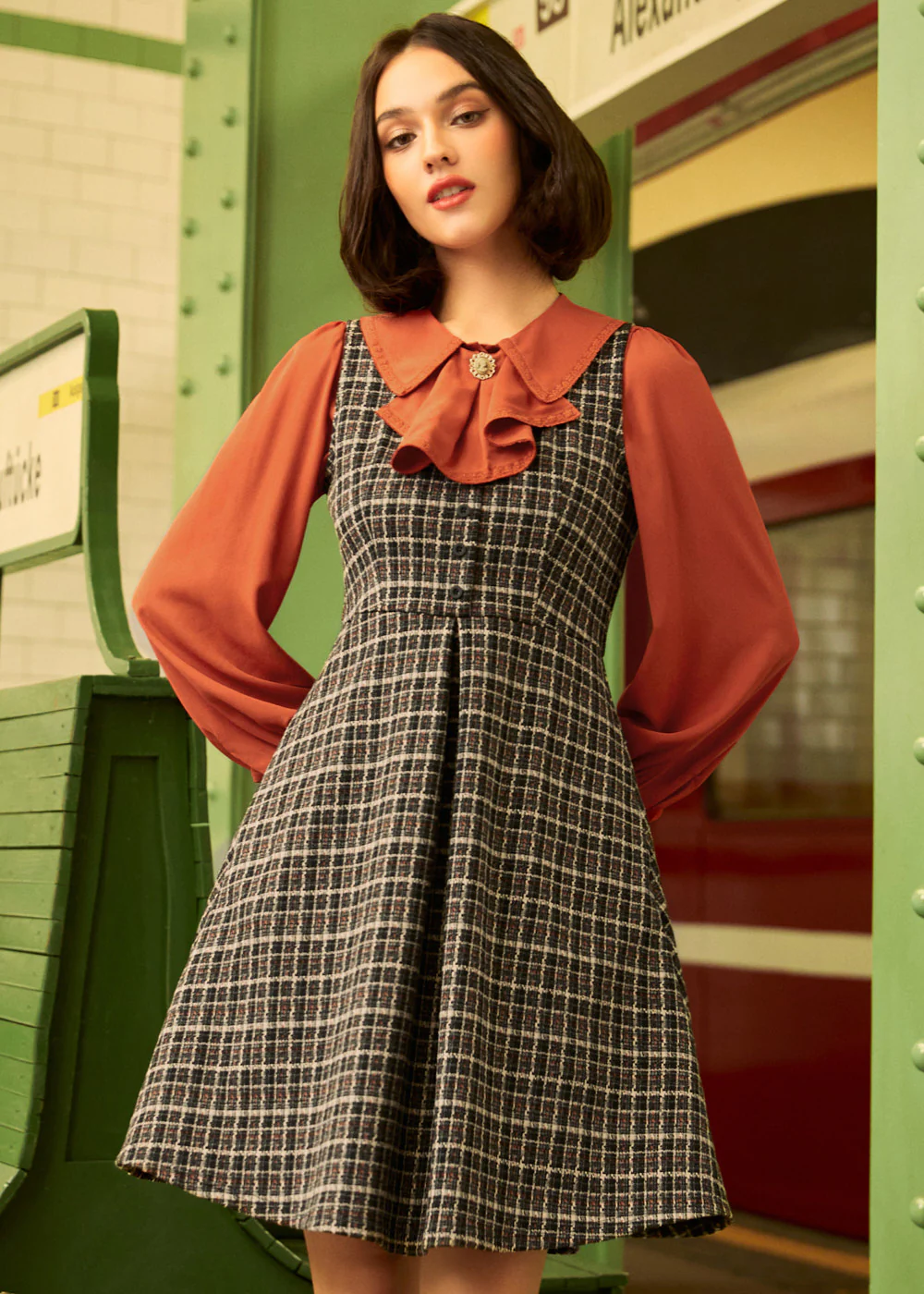 Classically Charming Fit & Flare Dress