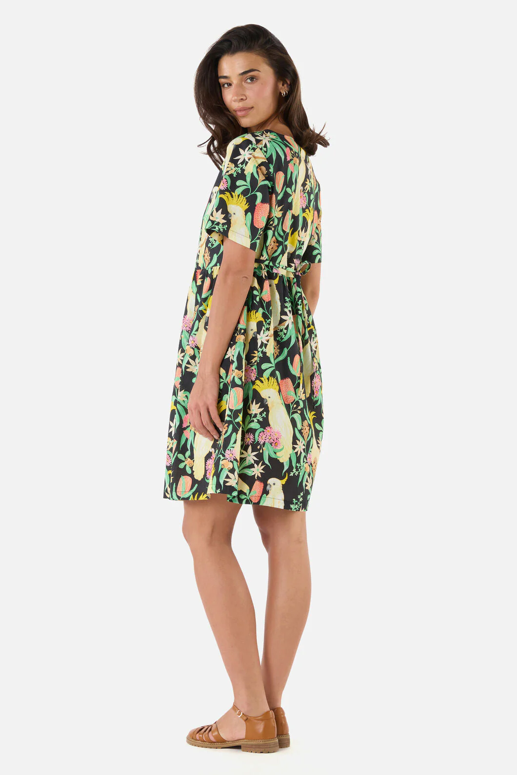 Cockatoo & Flora Smock Dress - Image 4