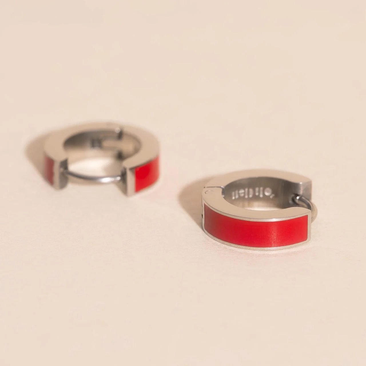 Chunky Huggie Hoop Earrings - 16 Color Options - Image 28