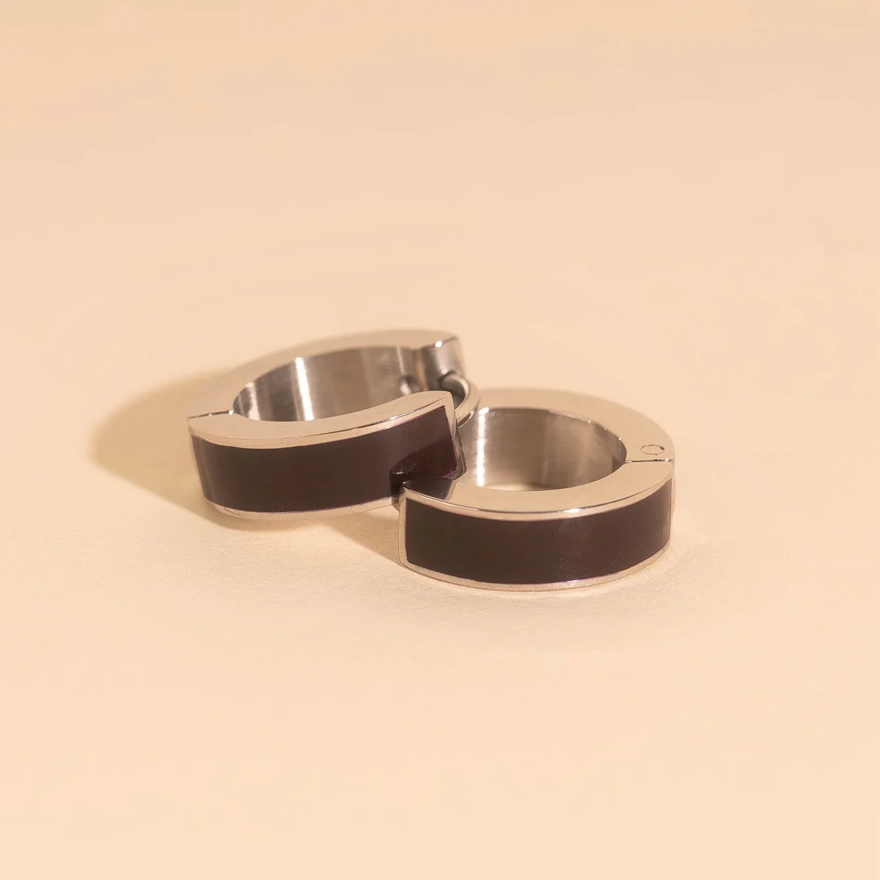 Chunky Huggie Hoop Earrings - 16 Color Options - Image 41