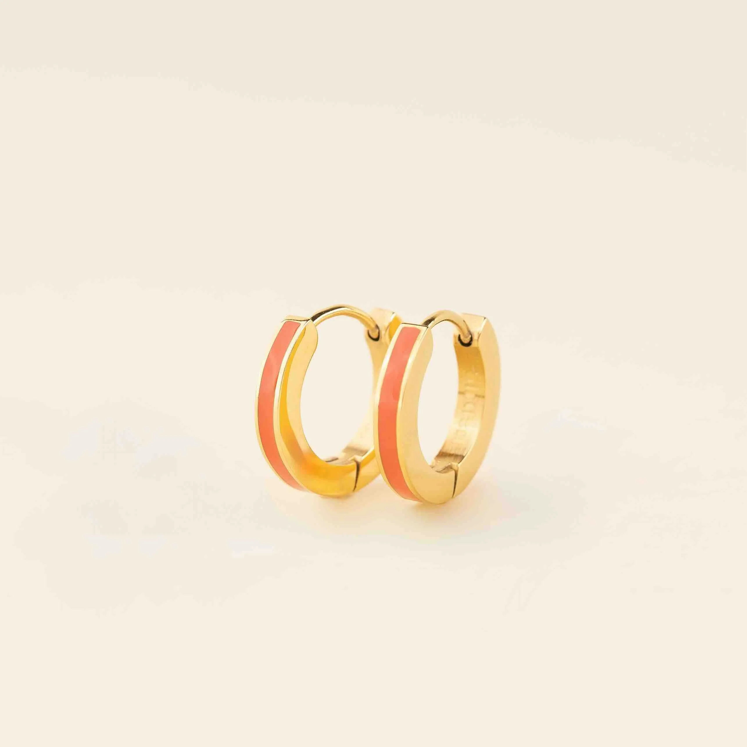 Color Huggie Hoop Earrings - Image 13