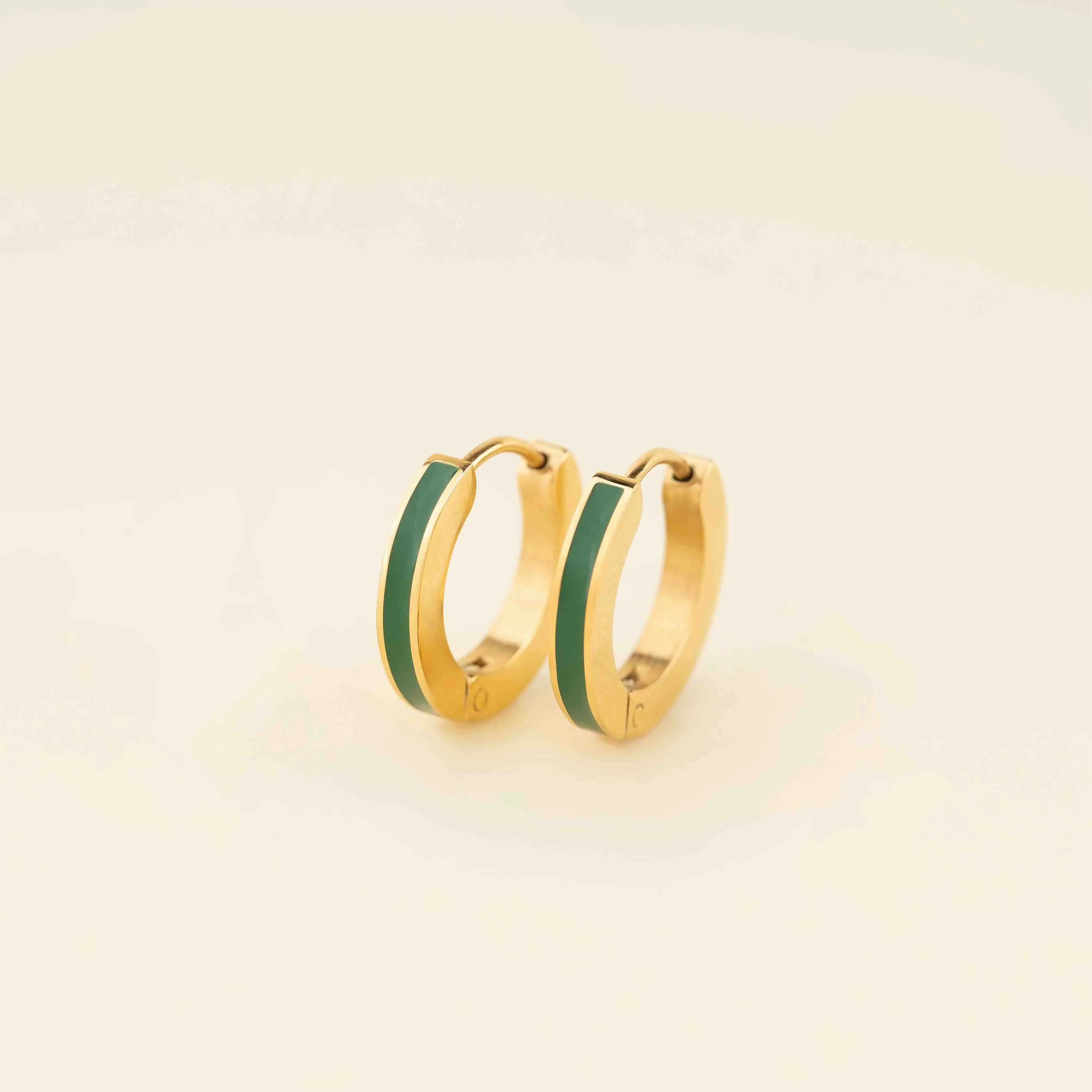 Color Huggie Hoop Earrings - Image 14
