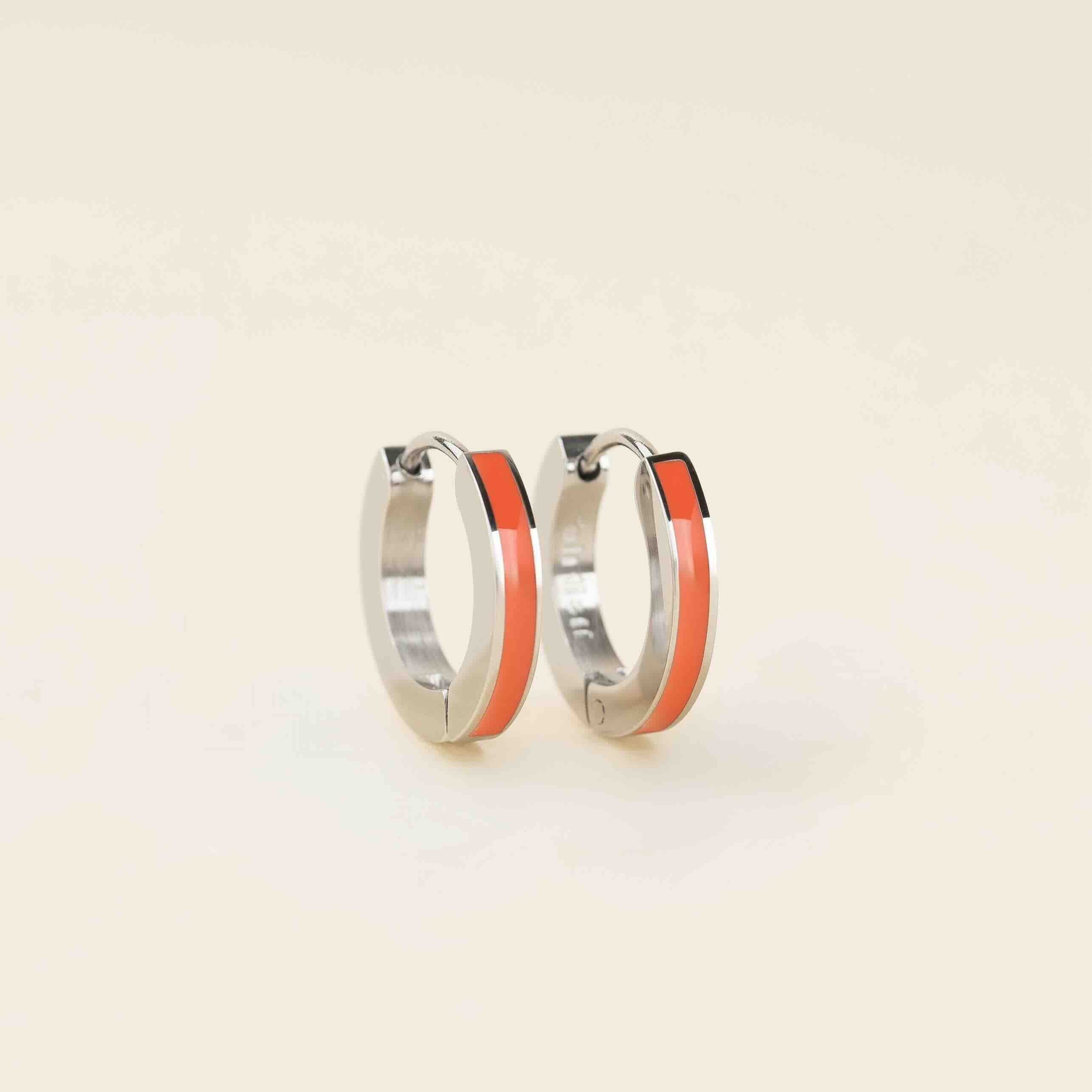 Color Huggie Hoop Earrings - Image 18