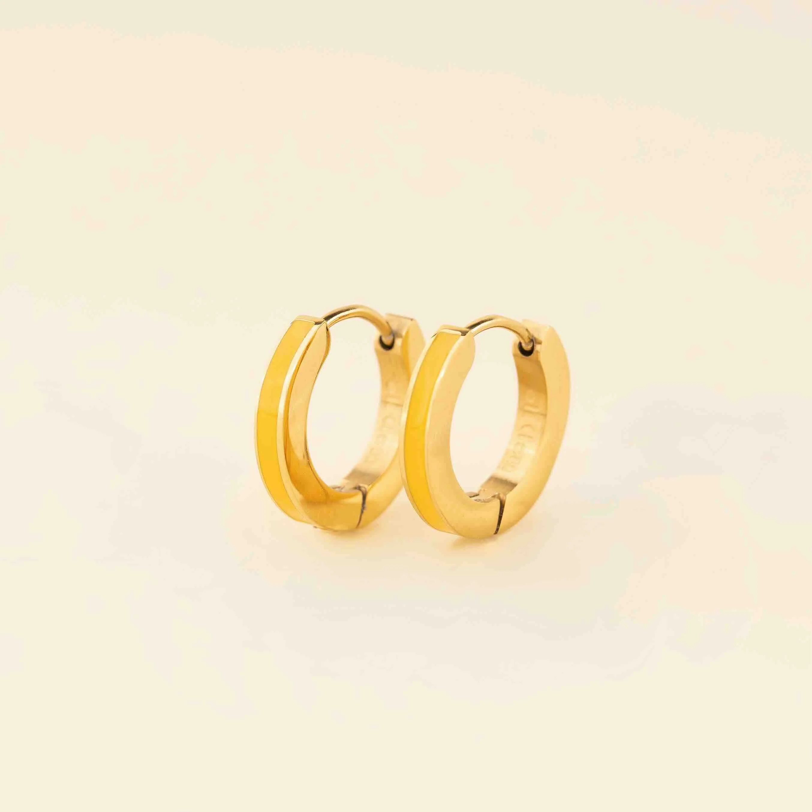 Color Huggie Hoop Earrings - Image 20