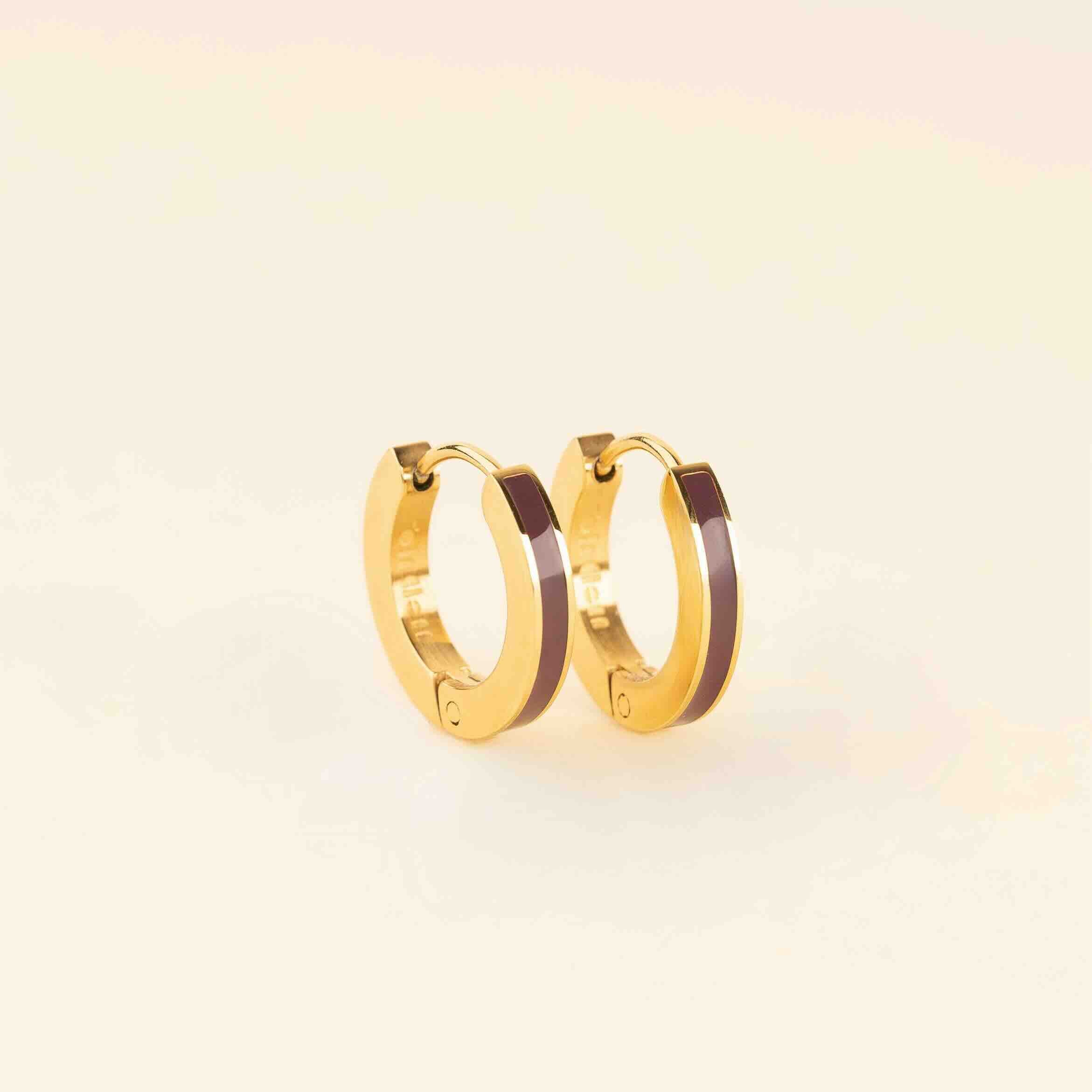 Color Huggie Hoop Earrings - Image 22