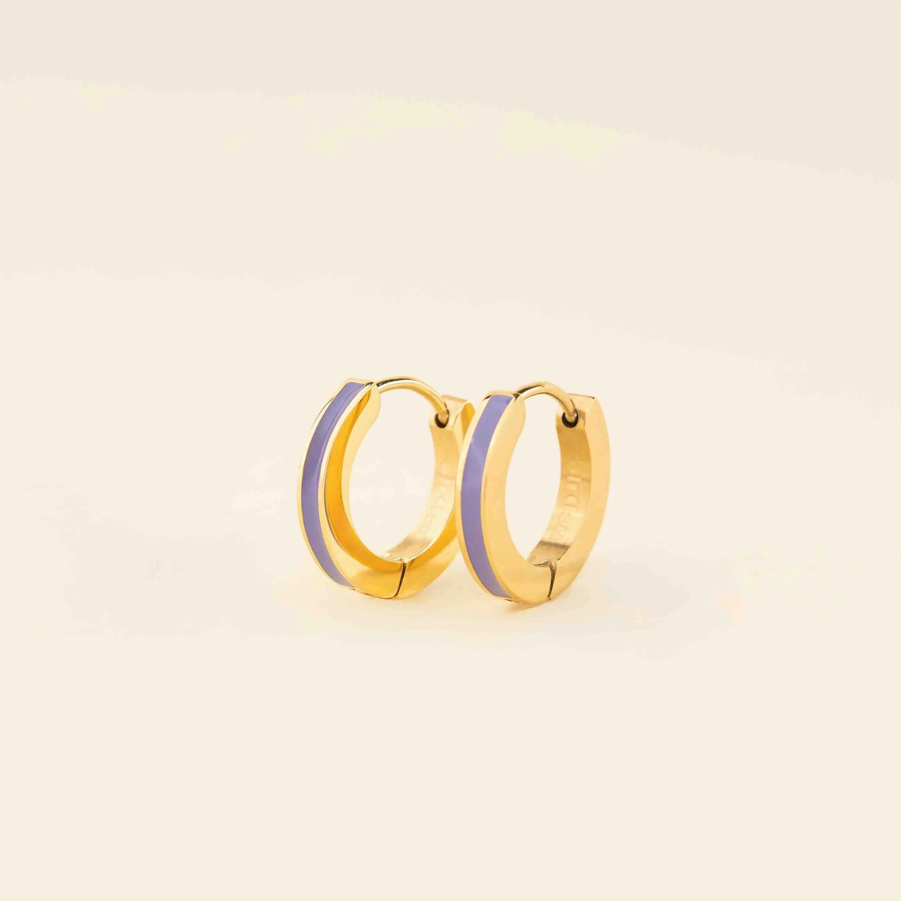 Color Huggie Hoop Earrings - Image 32