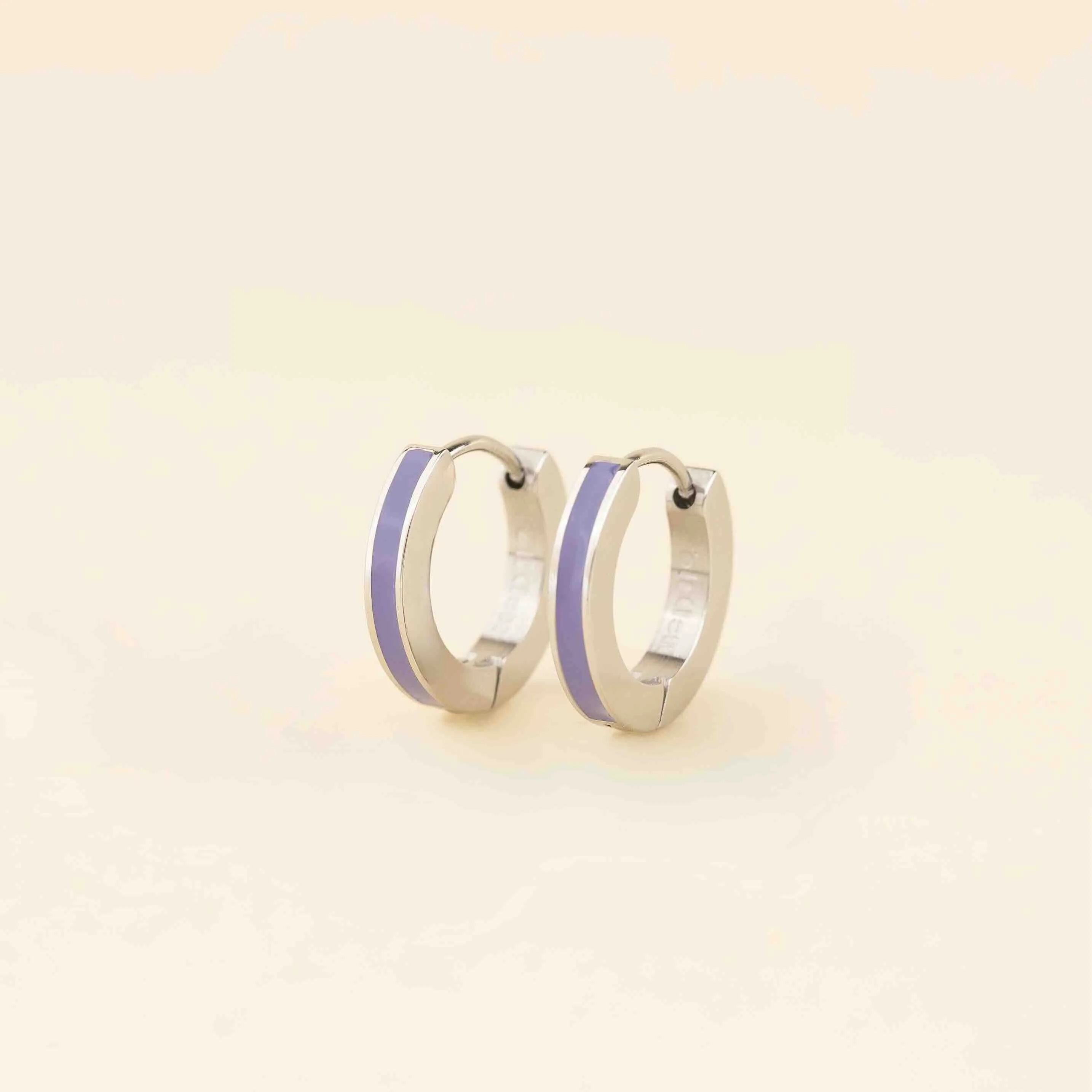 Color Huggie Hoop Earrings - Image 33