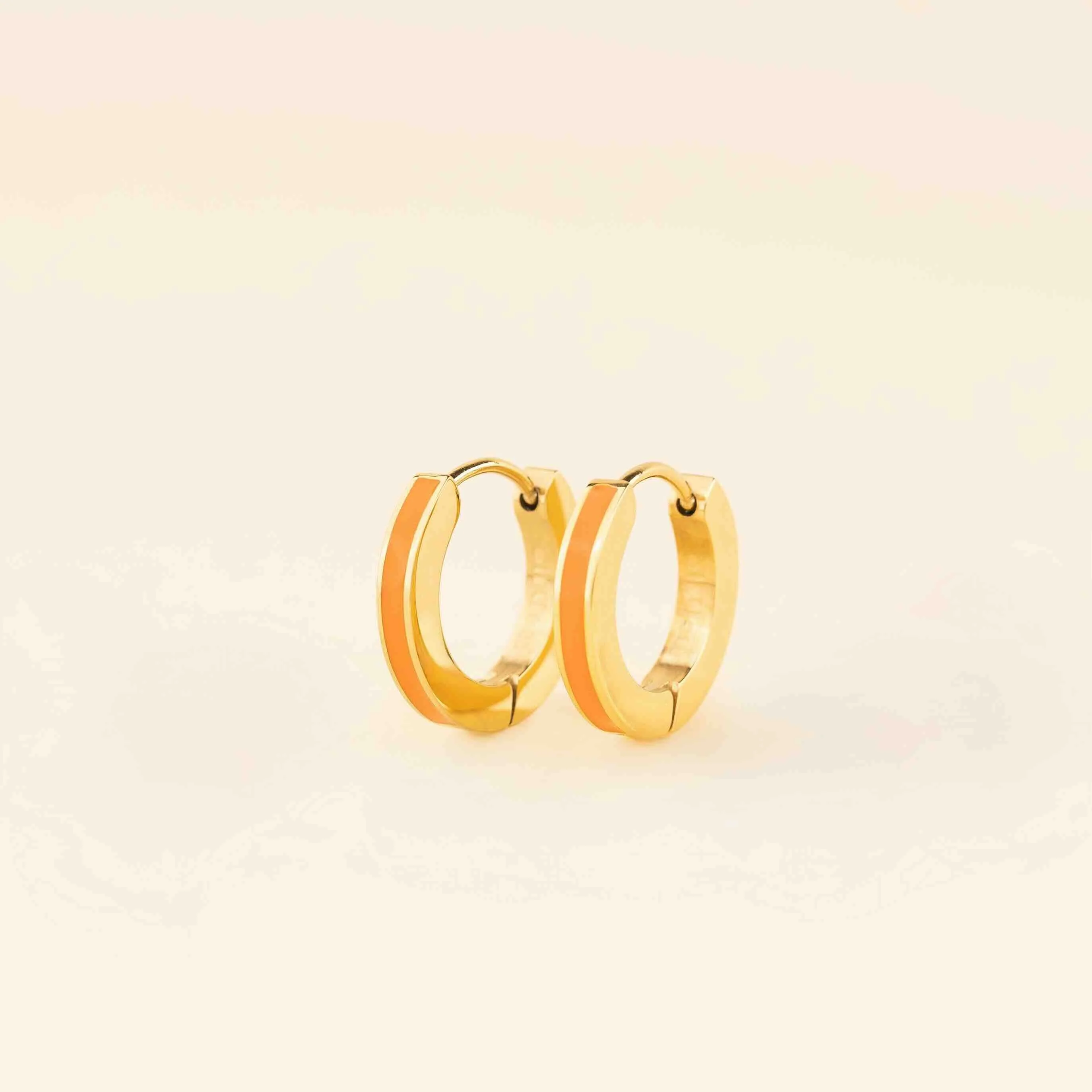 Color Huggie Hoop Earrings - Image 34