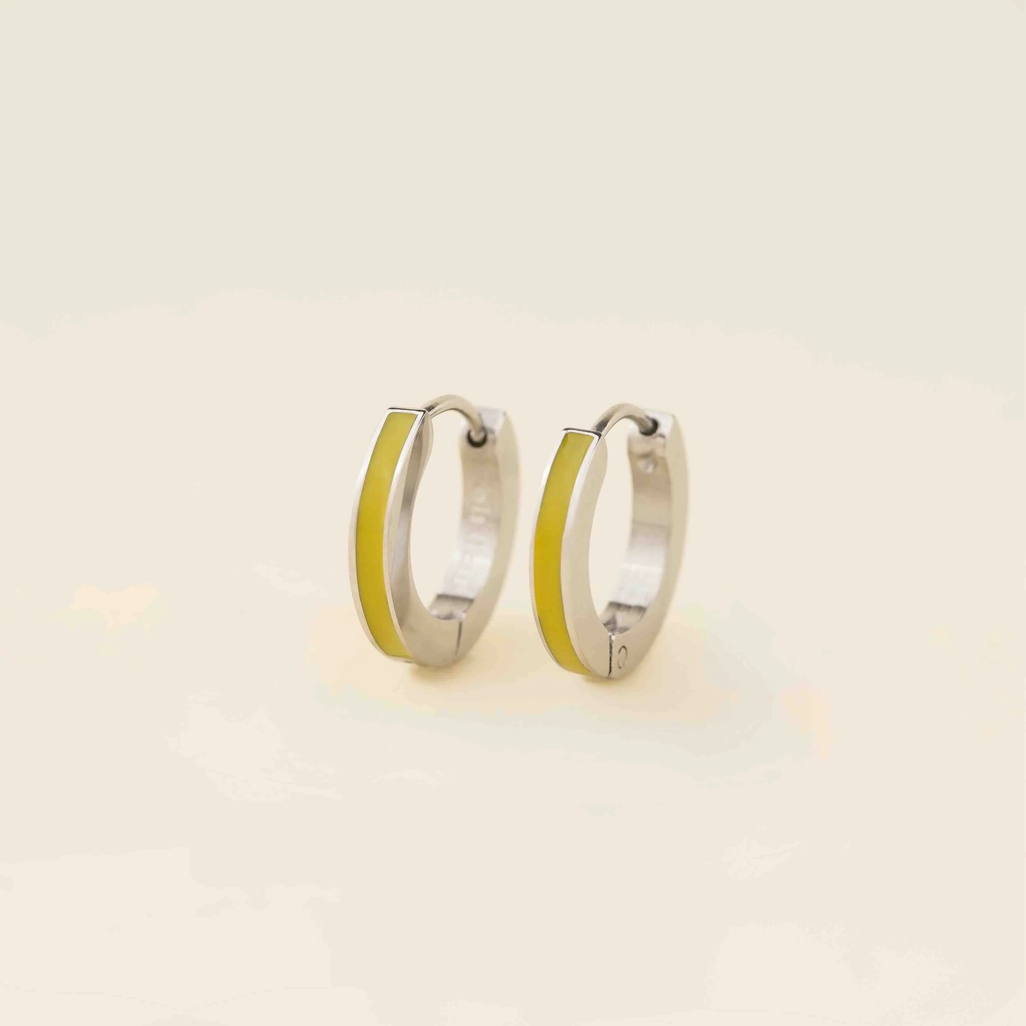 Color Huggie Hoop Earrings - Image 40