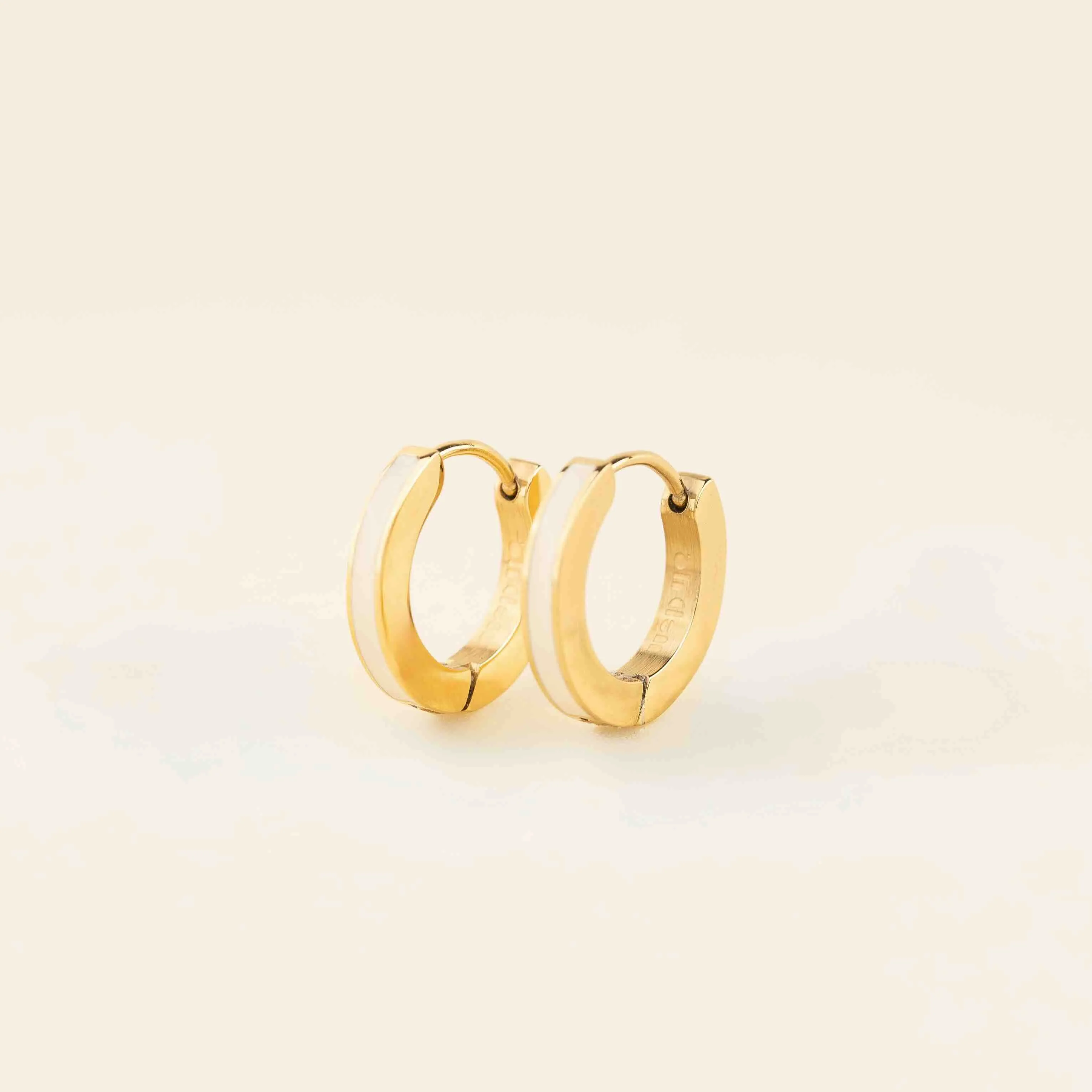 Color Huggie Hoop Earrings - Image 41