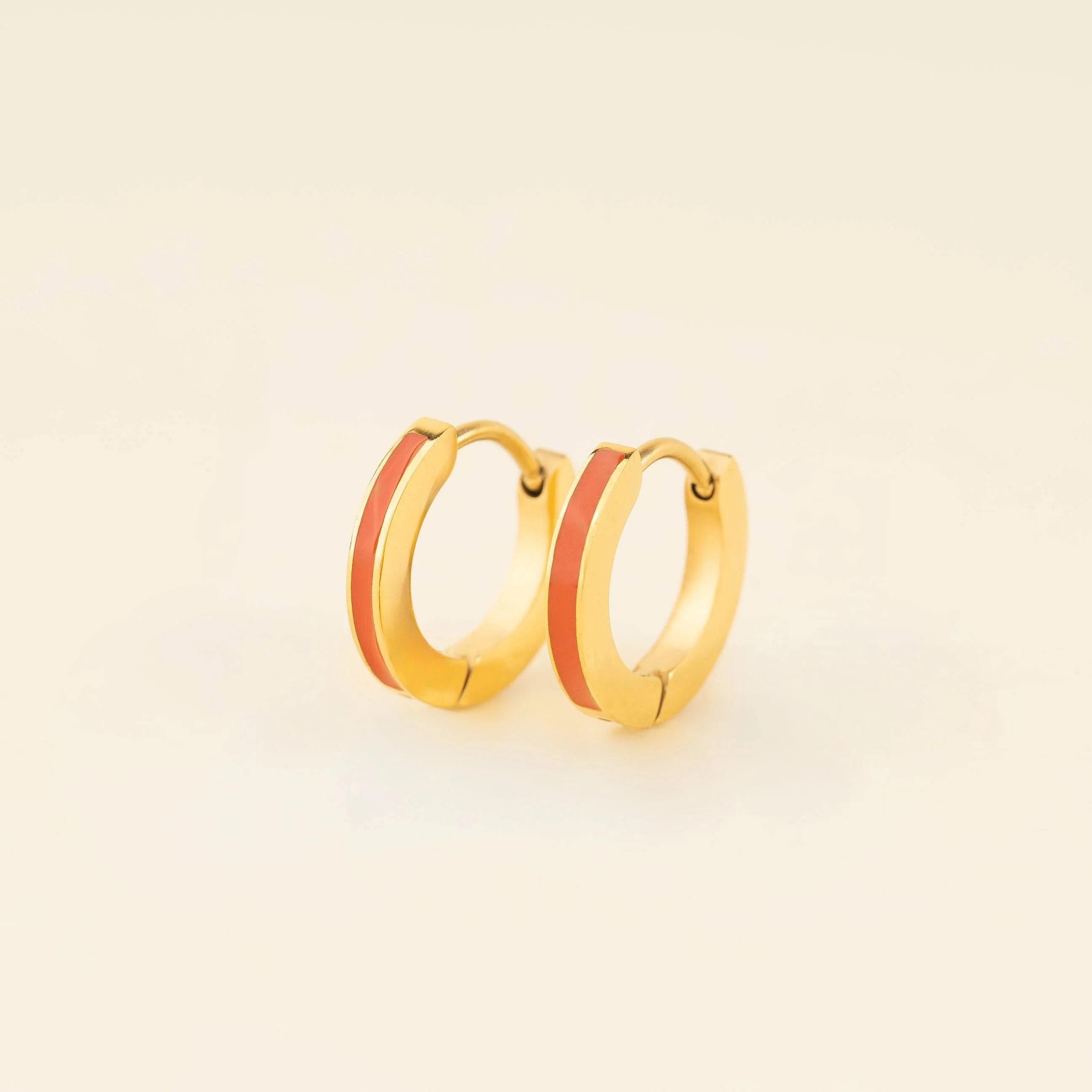 Color Huggie Hoop Earrings - Image 46