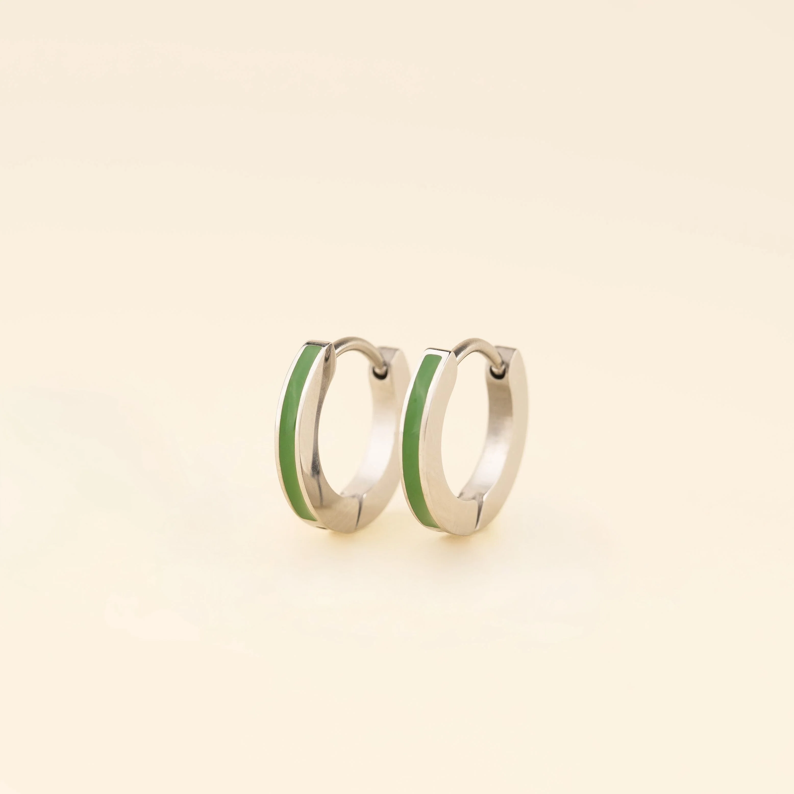 Color Huggie Hoop Earrings - Image 57